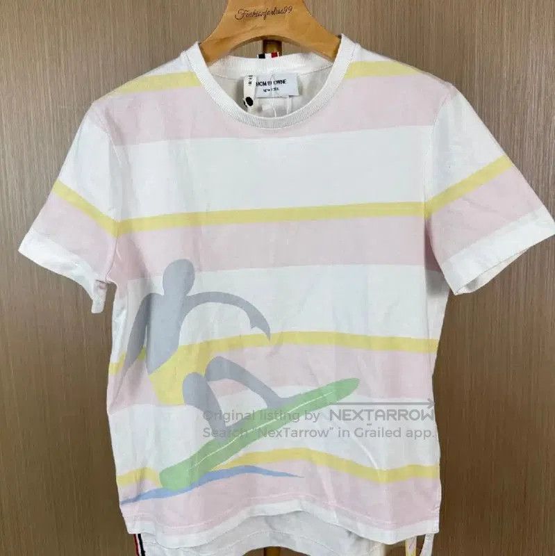 Thom Browne Thom Browne Colorful Summer Cotton T-Shirt . Size L / US 10 / IT 46 - 1 Thumbnail