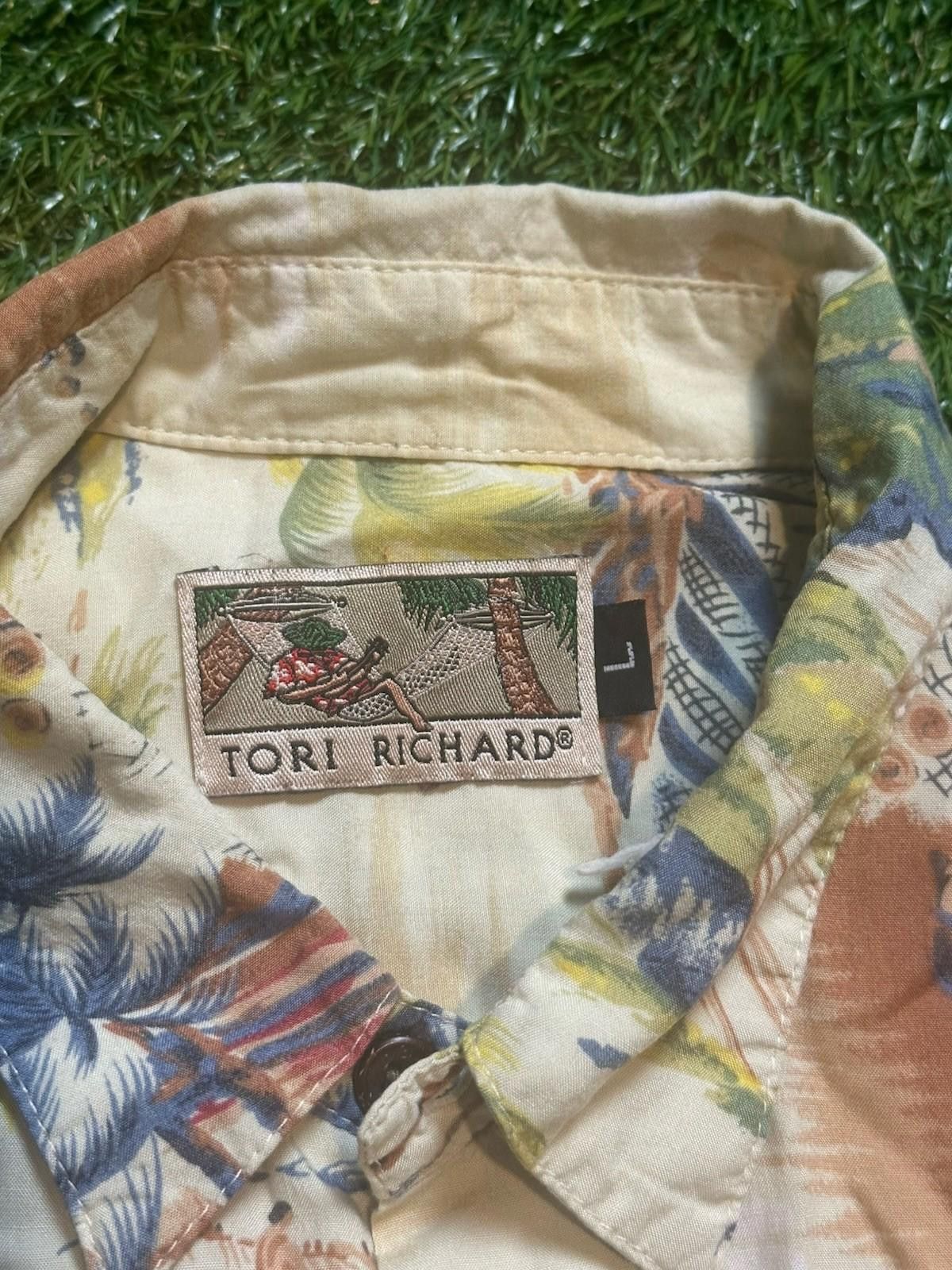 Tori Richard TORI RICHARD HAWAIIAN SHIRT size LARGE Size US L / EU 52-54 / 3 - 6 Thumbnail