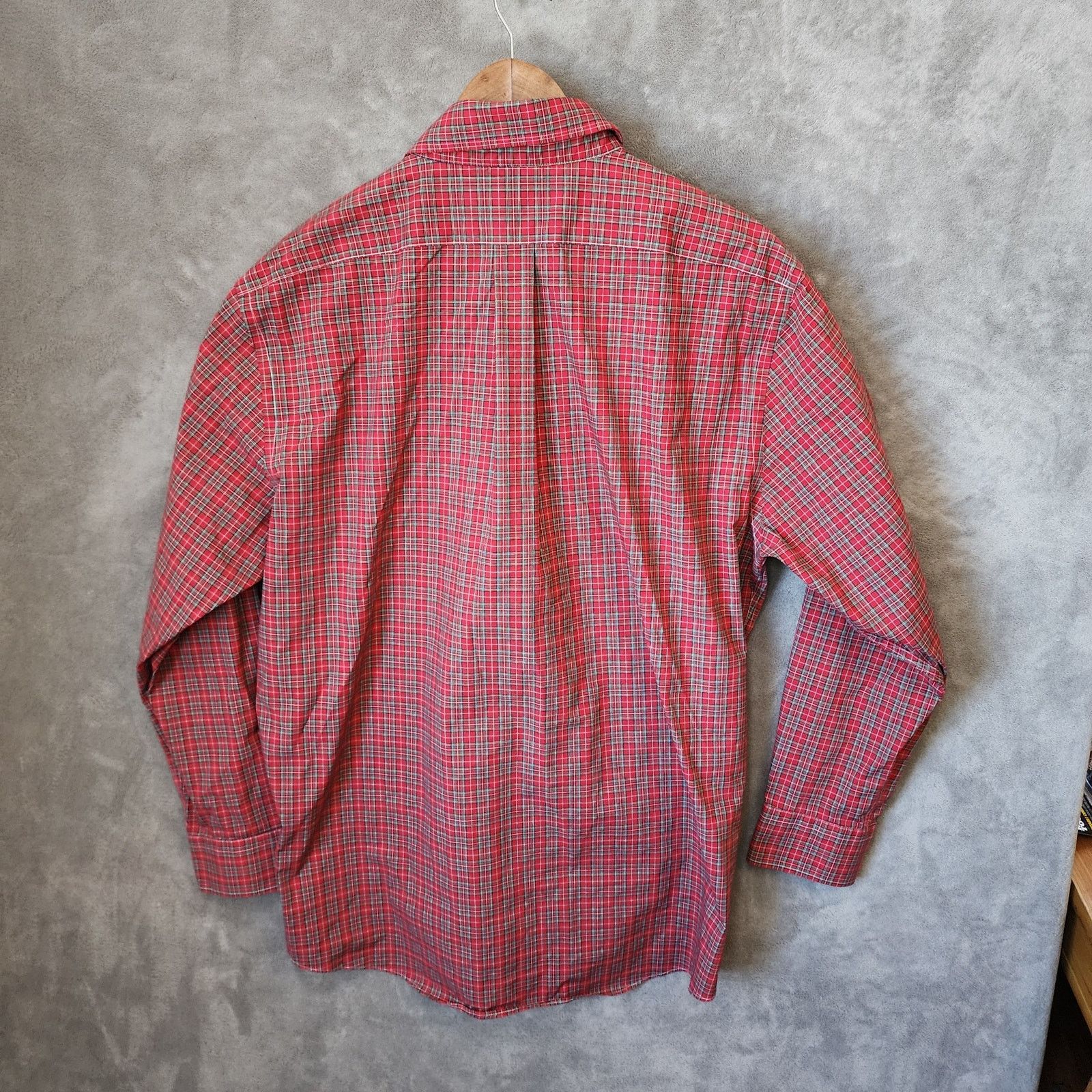 Ralph Lauren Men's Ralph Lauren Black Label Red Plaid Shirt 17 1/2 34/35 Size US XL / EU 56 / 4 - 2 Thumbnail