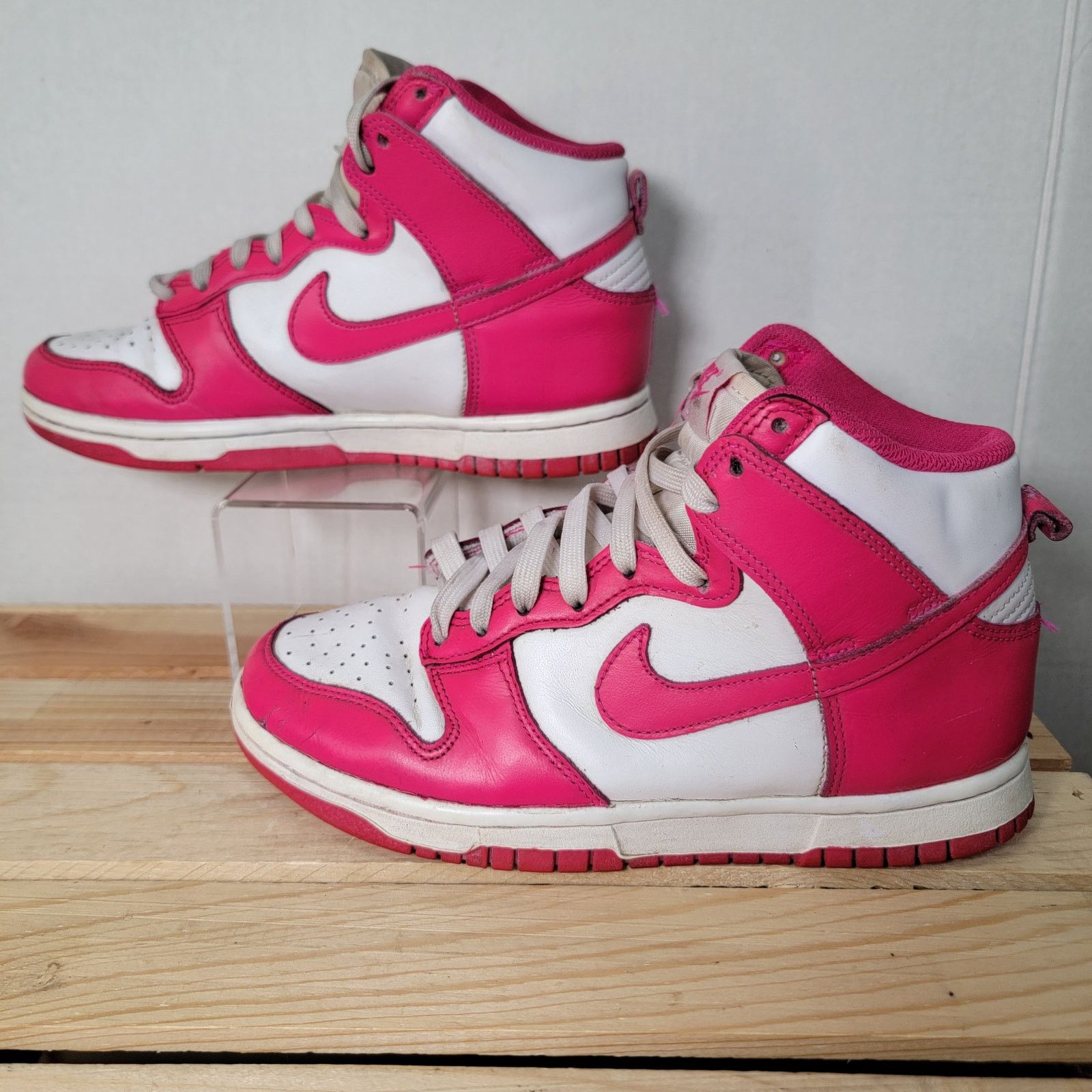 Nike Nike Women's Dunk High Pink Prime Hi-Top Sneakers - Size 6 Size US 6 / IT 36 - 1 Thumbnail