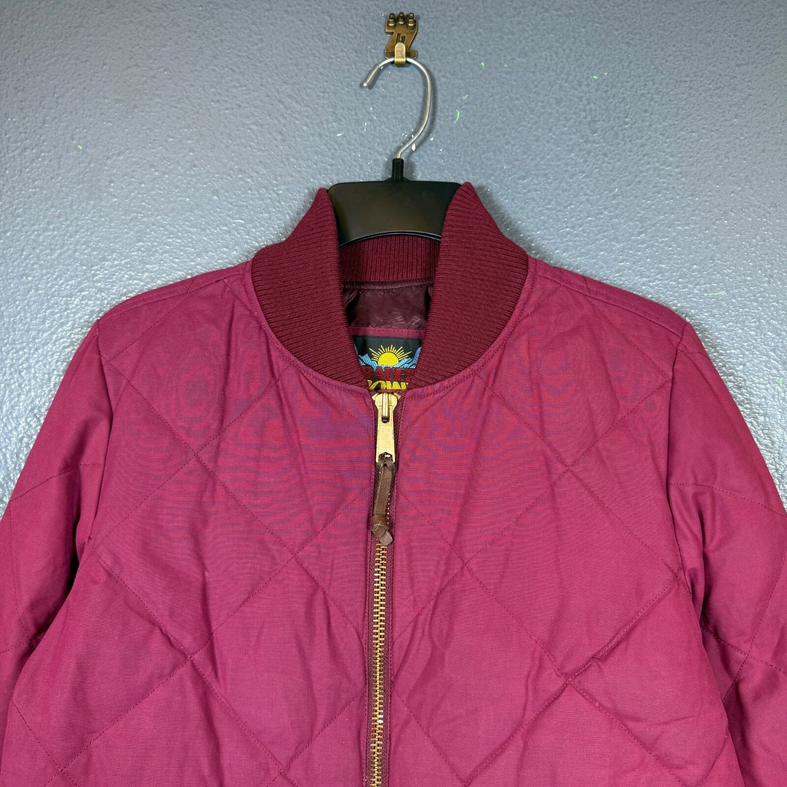 Eddie Bauer Eddie Bauer S burgundy Skyliner model quilted down jacket Size S / US 4 / IT 40 - 2 Thumbnail