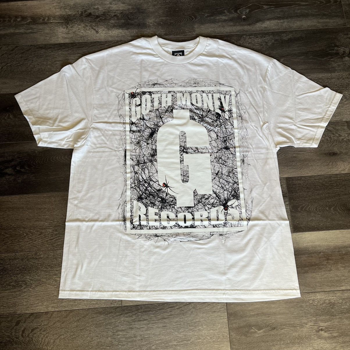 Goth Money New Black Kray Goth Money Records Spider Web Graphic T Shirt Size US XXL / EU 58 / 5 - 1 Thumbnail