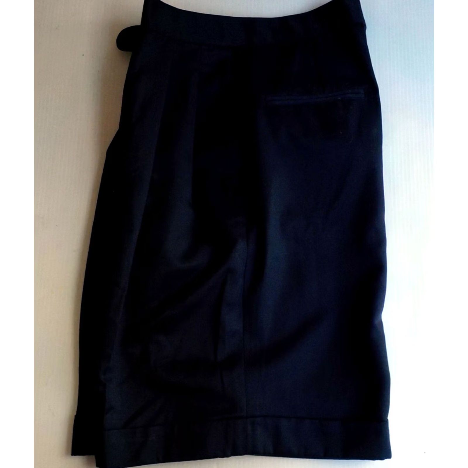 Polo Ralph Lauren VTG RALPH LAUREN Polo Sport Pleated Front Bermuda Shorts Polyester Navy SZ 8 Women Size 30" / US 8 / IT 44 - 2 Thumbnail