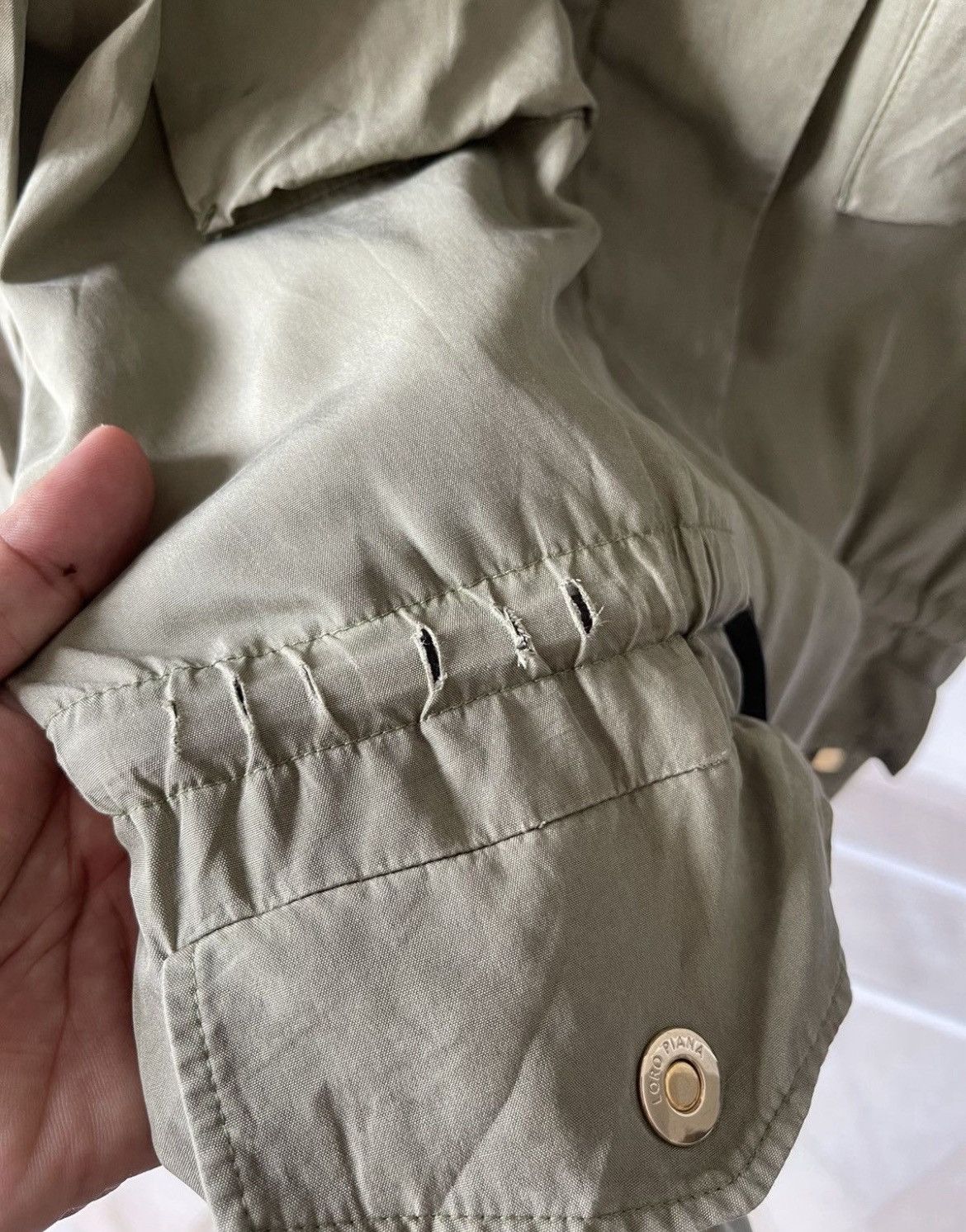 Loro Piana Loro Piana Jacket Green Army Size S / US 4 / IT 40 - 13 Thumbnail