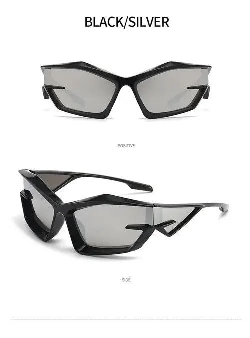 Electric Visual Cyber Silver Lens Sunglasses Size ONE SIZE - 2 Thumbnail