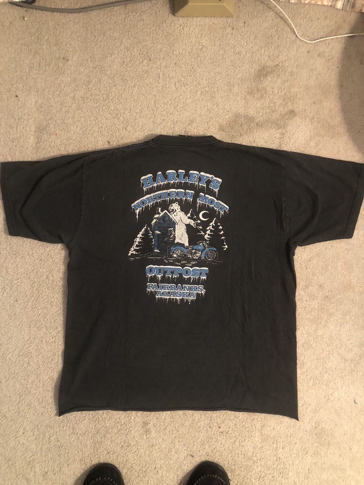 Vintage Vintage Harley Davidson tshirt Size US XL / EU 56 / 4 - 2 Thumbnail