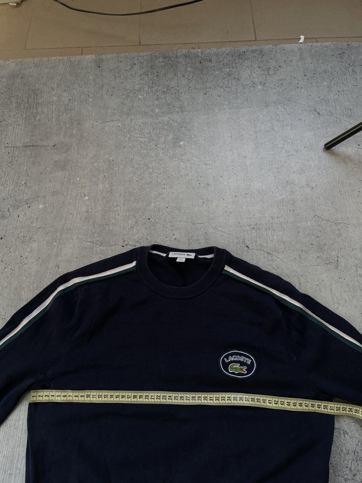 Lacoste Vintage La Chemise Lacoste Sweatshirt Big Logo Streetwear Size US M / EU 48-50 / 2 - 7 Thumbnail