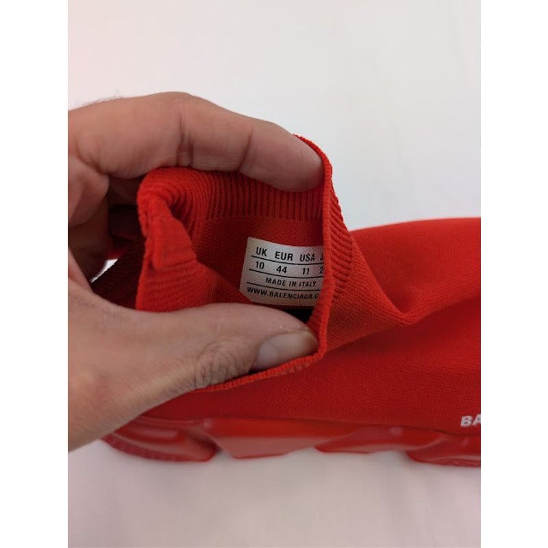 Balenciaga o1rshd1 Speed LT Sneaker in Red Size US 11 / EU 44 - 17 Thumbnail