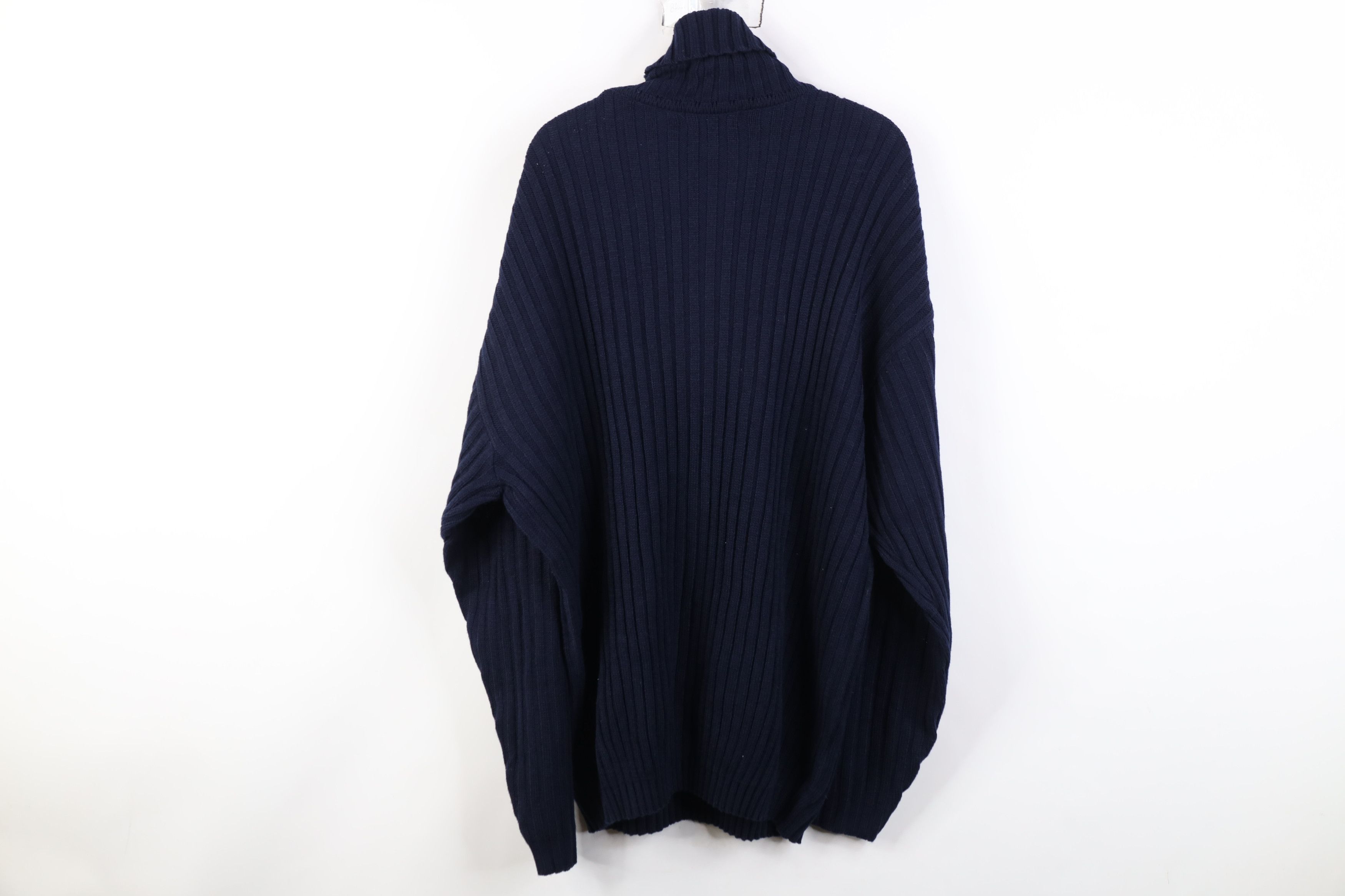 Vintage Deadstock Vintage 90s Y2K Streetwear Knit Turtleneck Sweater Size US L / EU 52-54 / 3 - 10 Thumbnail