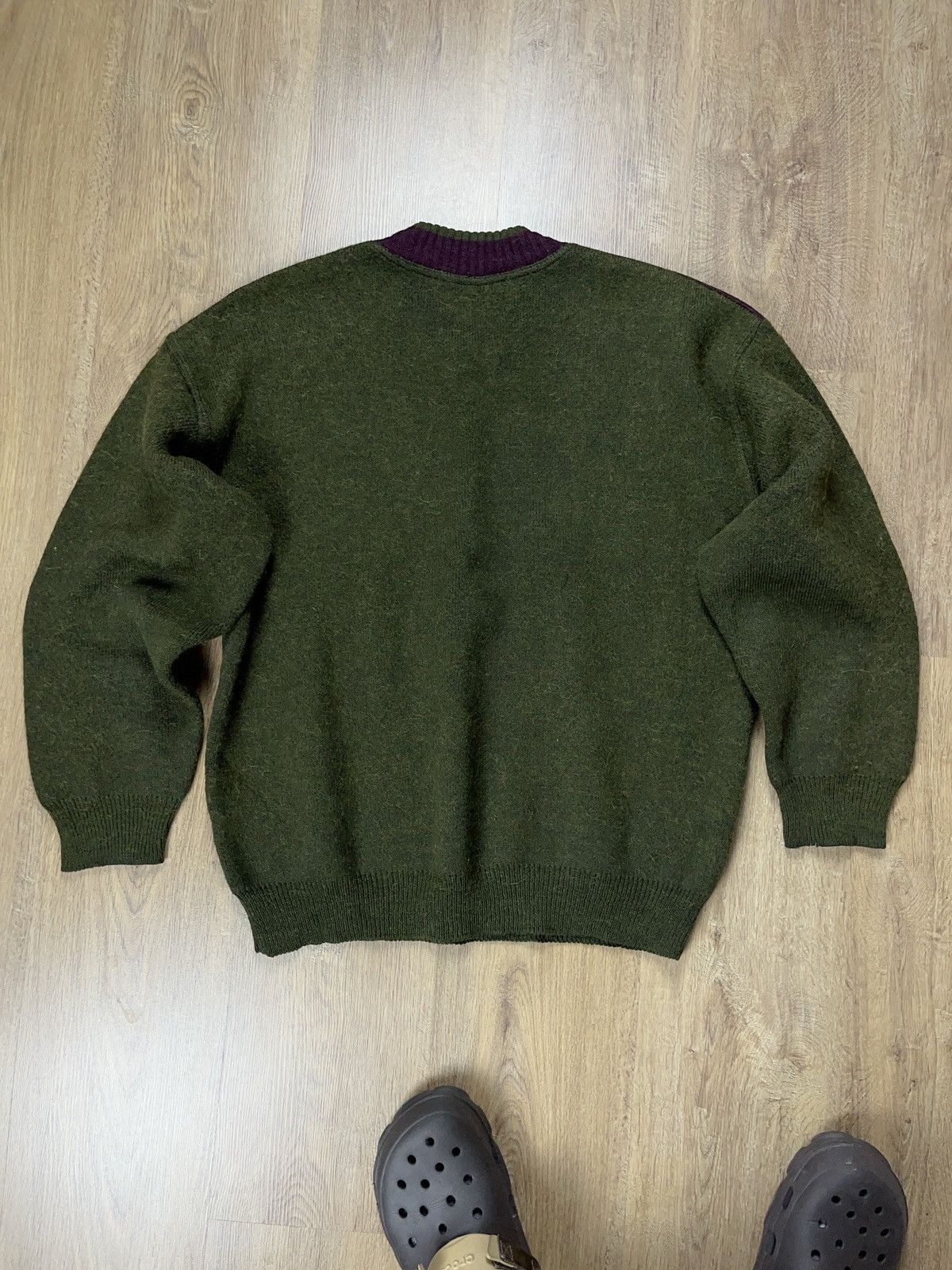 Japanese Brand × Vintage ➕vintage y2k fuzzy sweater formula 1 racing embroidery Size US L / EU 52-54 / 3 - 3 Thumbnail