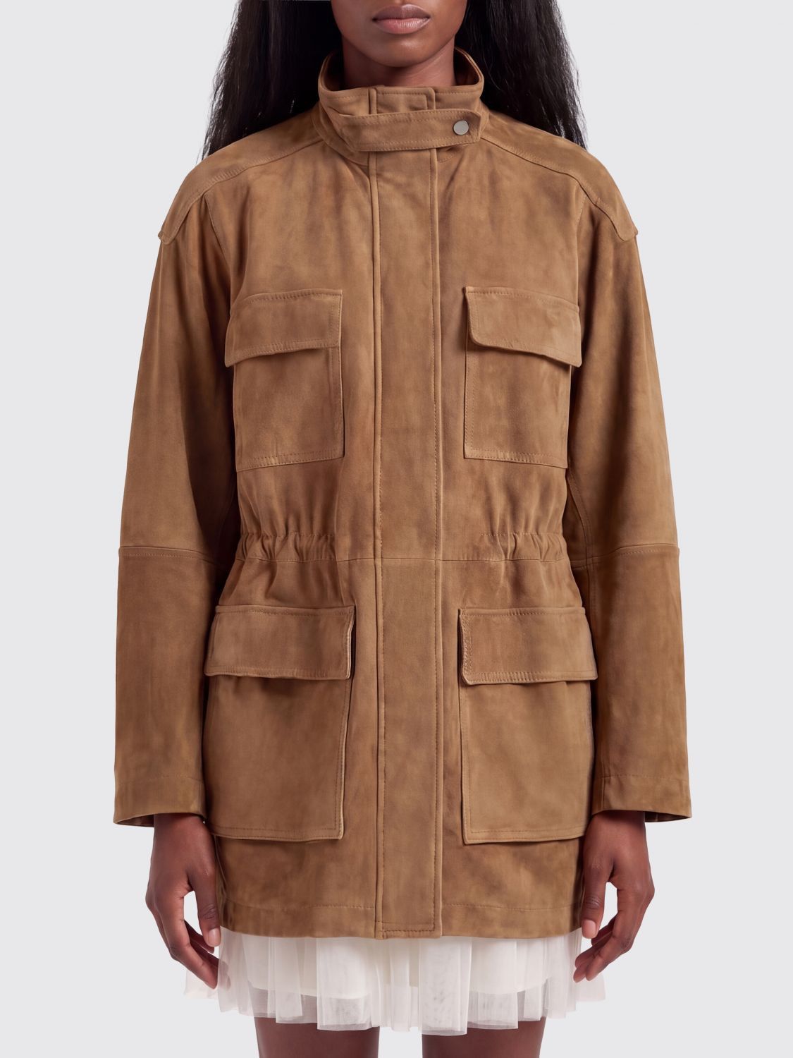 Brunello Cucinelli Brunello Cucinelli Jacket Woman Brown Size M / US 6-8 / IT 42-44 - 1 Thumbnail