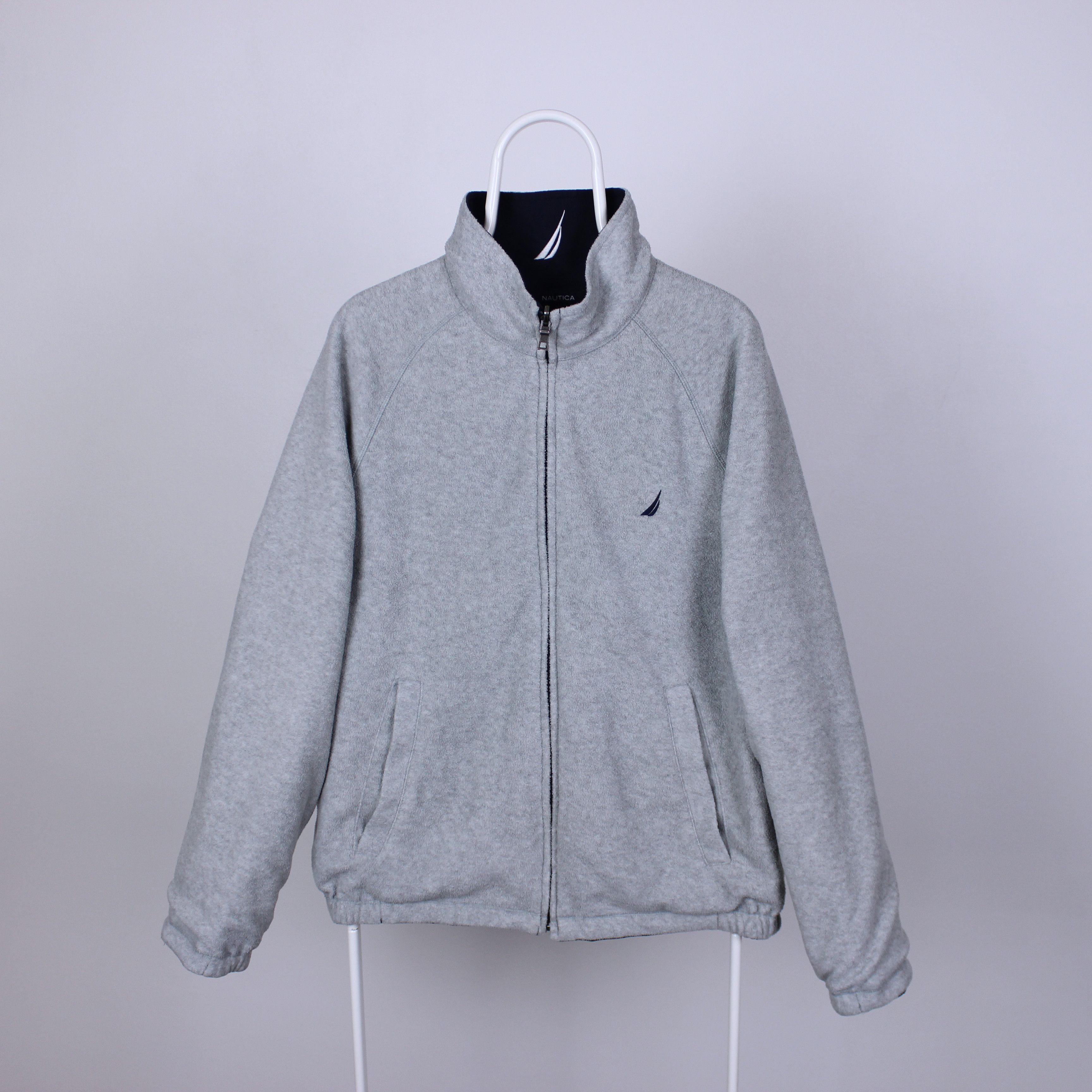 Nautica Nautica reversible jacket men M fleece nylon Size US M / EU 48-50 / 2 - 3 Thumbnail