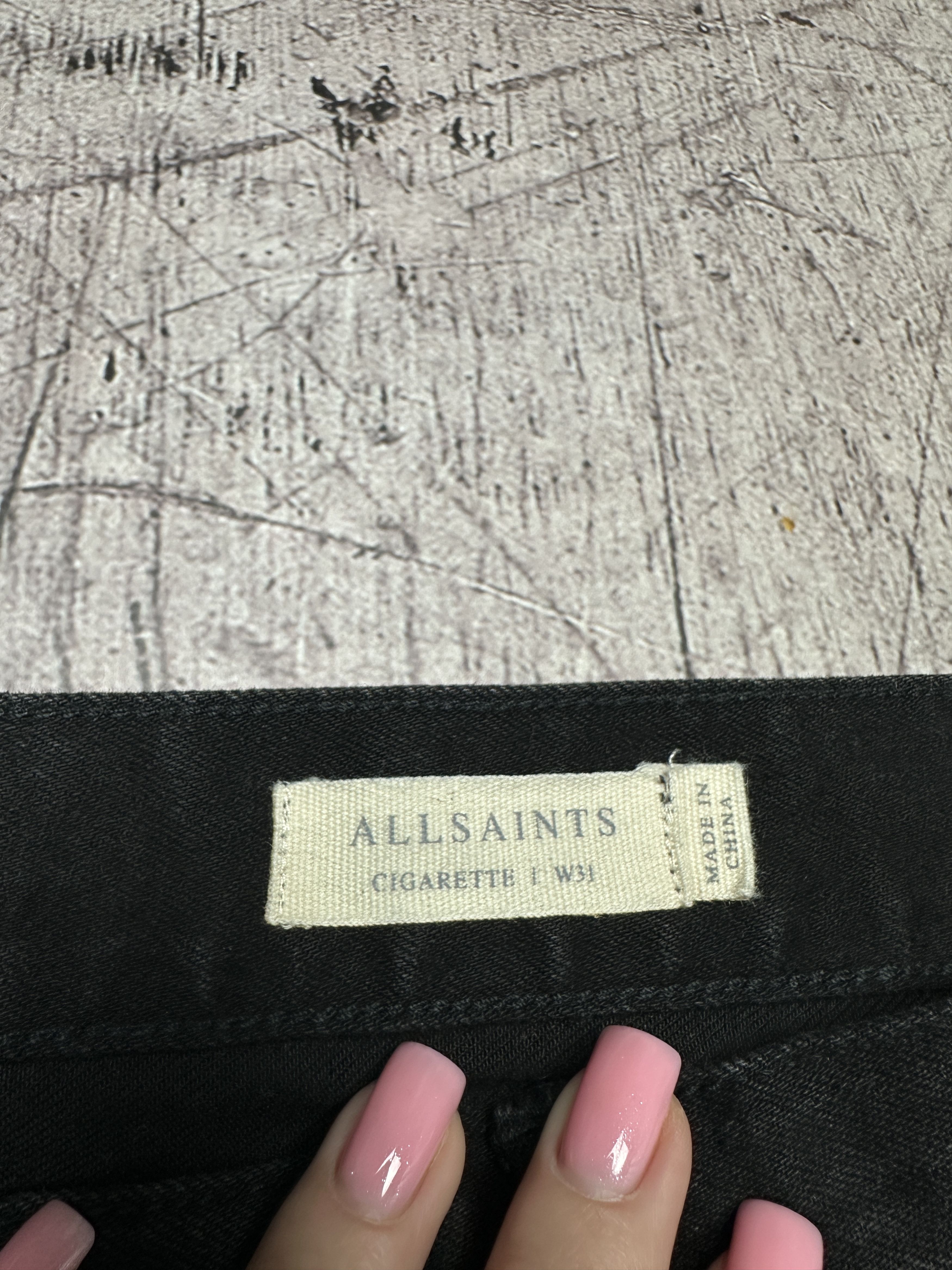 Allsaints Allsaints Mens Cigarette Denim Pants Jeans Size US 31 - 3 Thumbnail