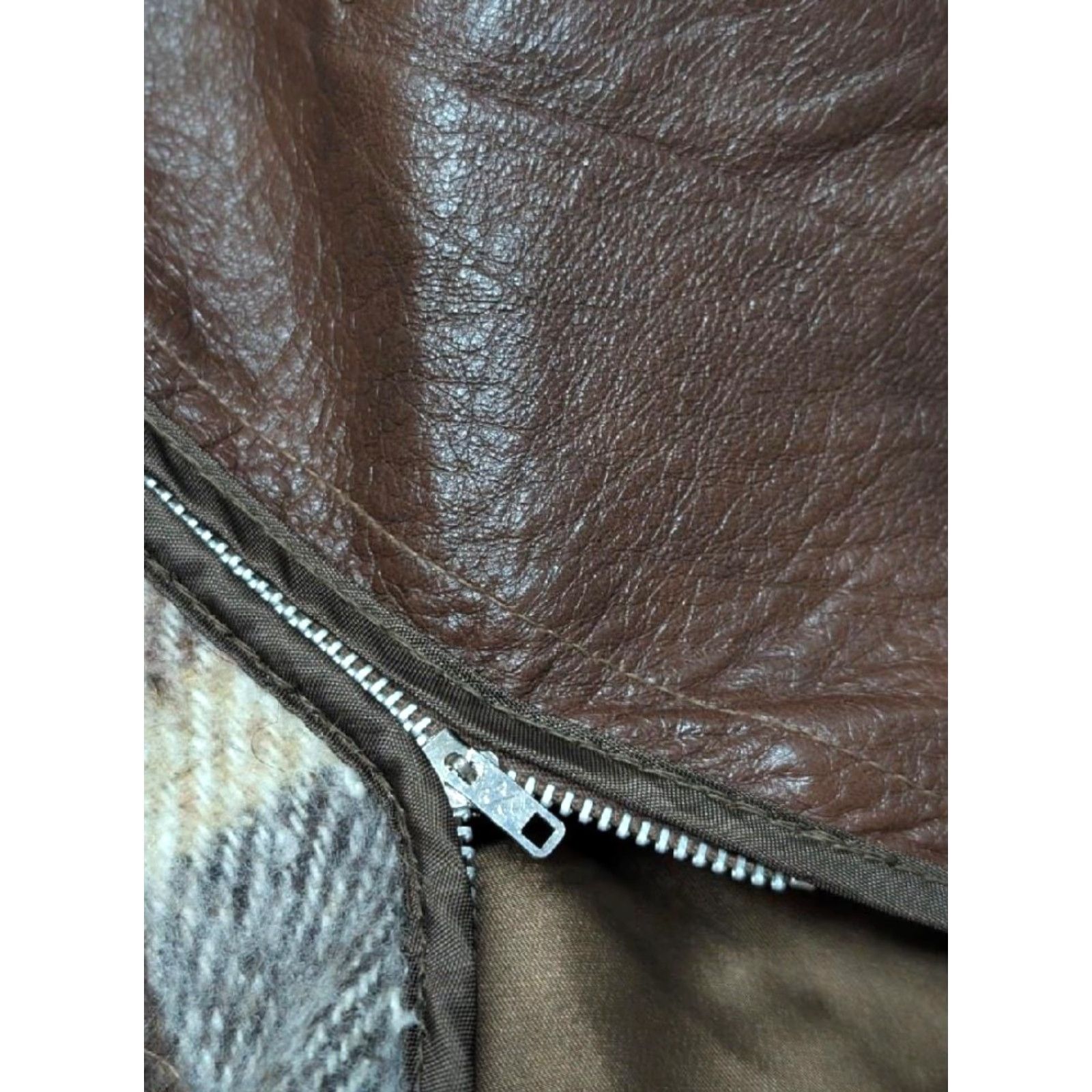 Skin VINTAGE Grais leather overcoat 48L 2XL brown Mens Coat Size US XXL / EU 58 / 5 - 7 Thumbnail