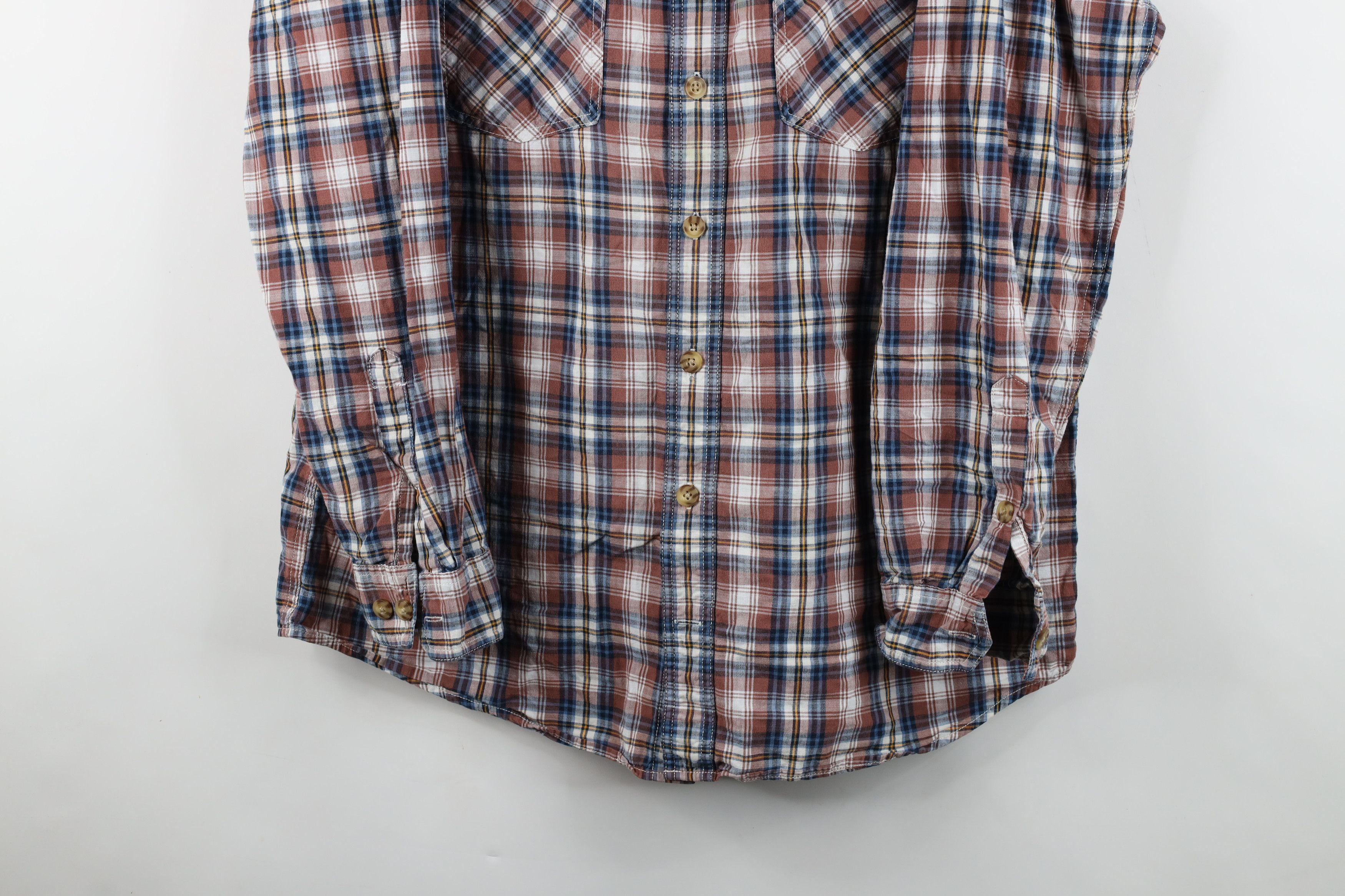 Duluth Trading Company × Vintage Duluth Trading Co Gusset Collared Button Down Shirt Plaid Size US XL / EU 56 / 4 - 3 Thumbnail
