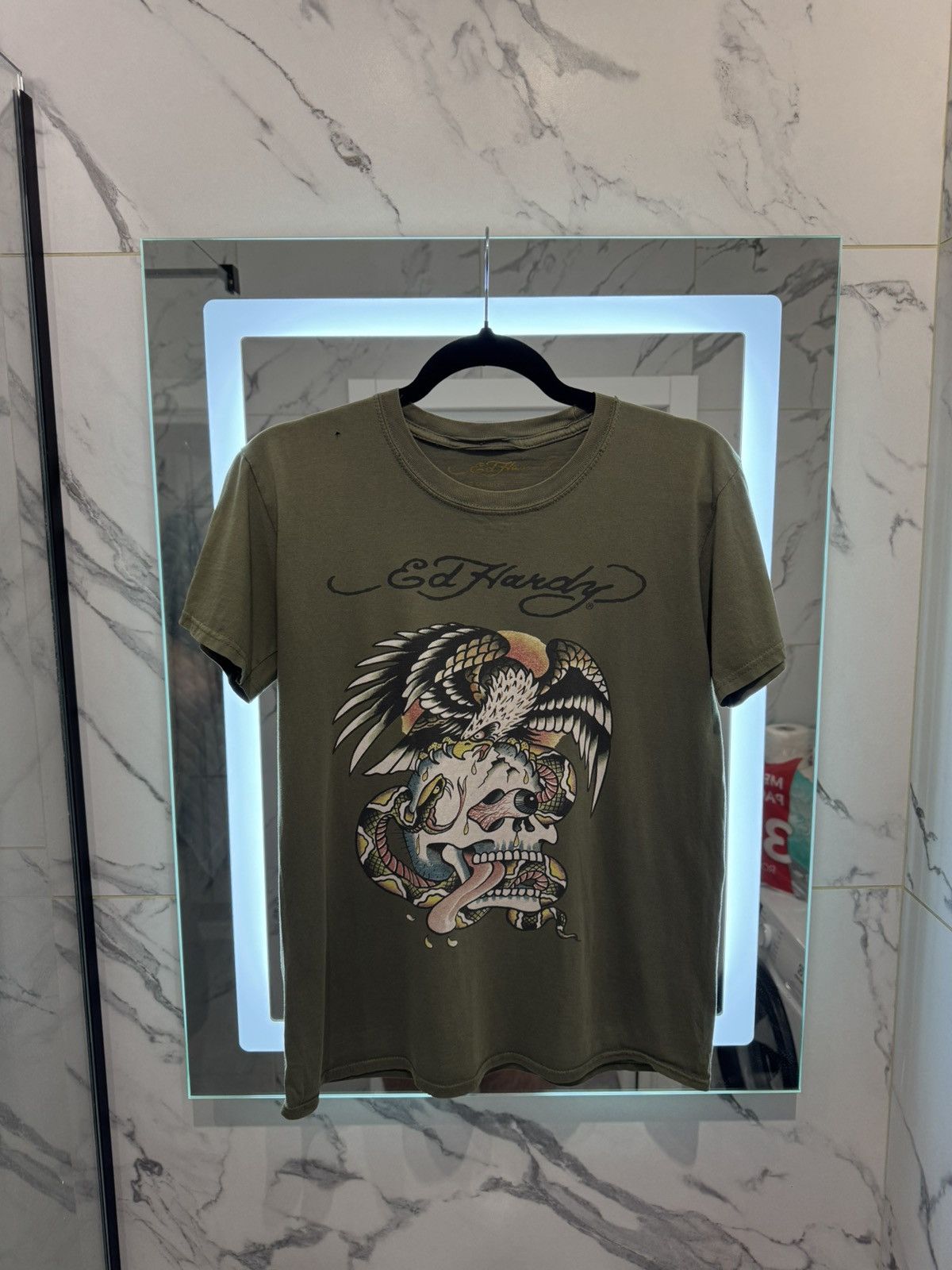 Christian Audigier Vintage Y2k Ed Hardy Christian Audigier Japanes T Shirt 90’s Size US S / EU 44-46 / 1 - 2 Thumbnail