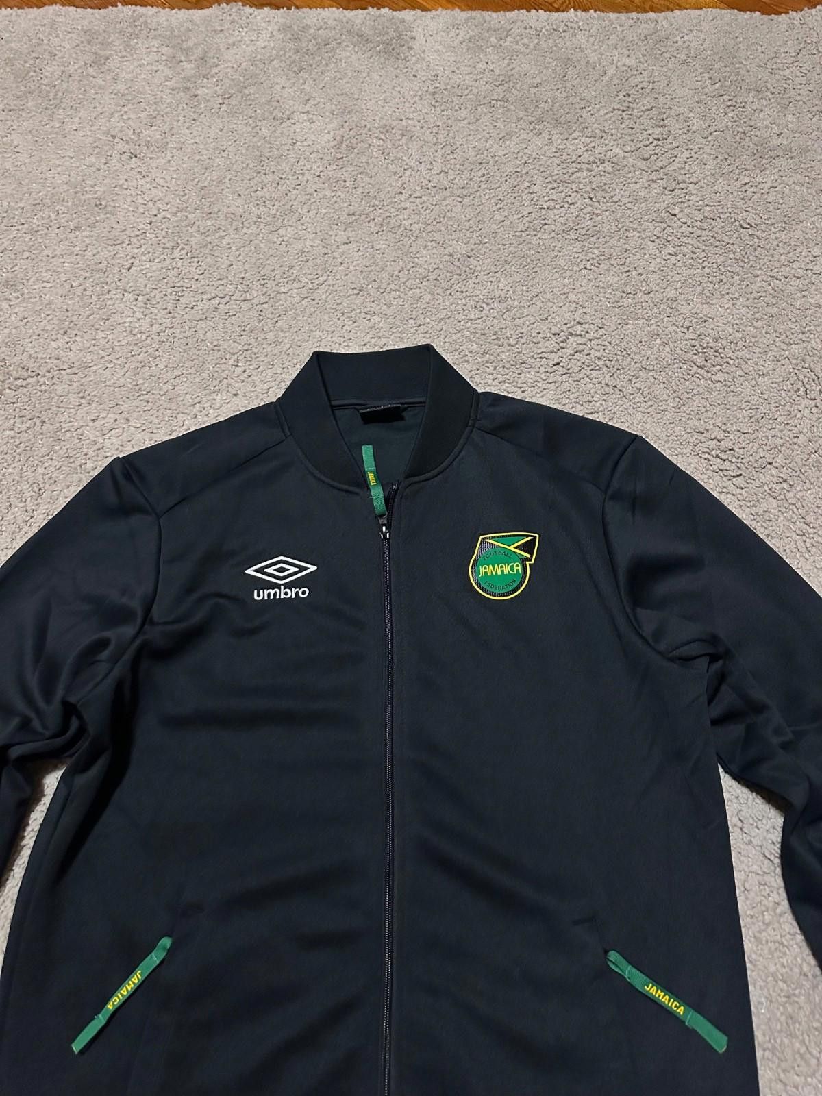 Umbro Umbro Jamaica Nationals Football Soccer Zip Track Jacket S Size US L / EU 52-54 / 3 - 4 Thumbnail