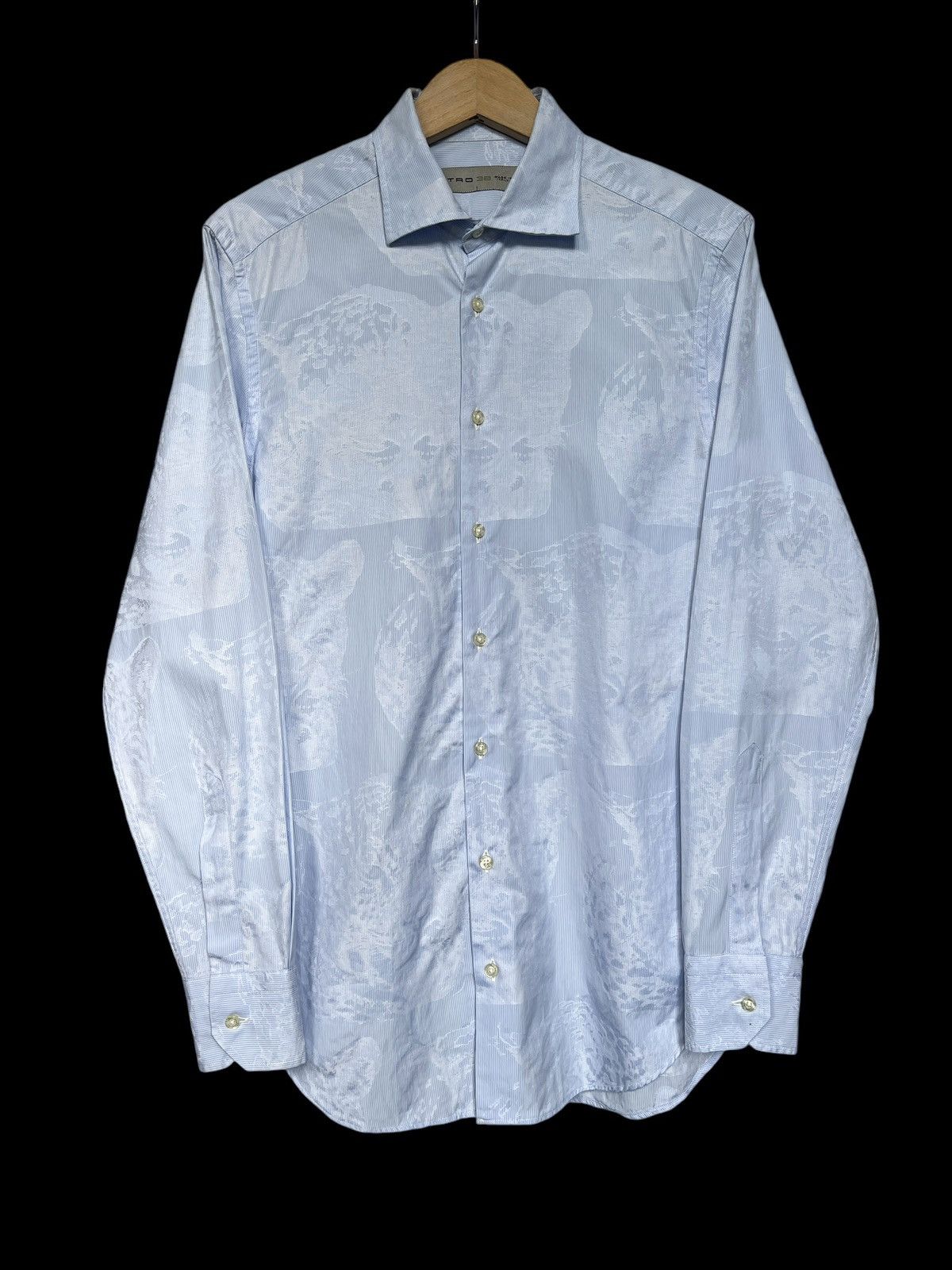 Etro Etro 🇮🇹 Leopard Motif Button Up Shirt Size US M / EU 48-50 / 2 - 2 Thumbnail