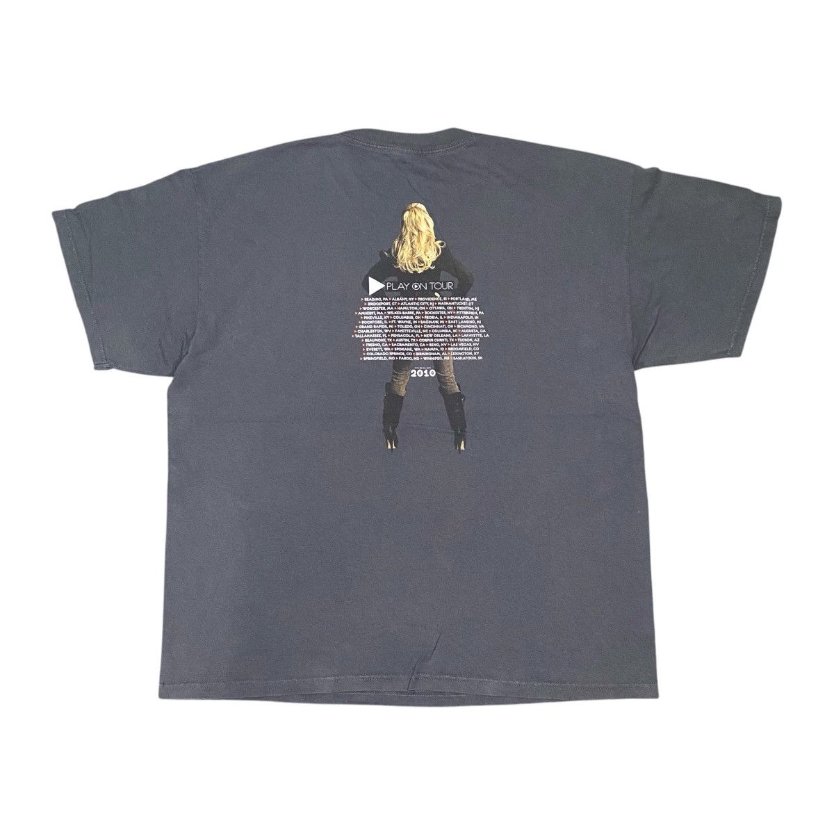 Band Tees × Vintage Vintage y2k Carrie Underwood Play On Tour T Shirt Size US XL / EU 56 / 4 - 2 Thumbnail