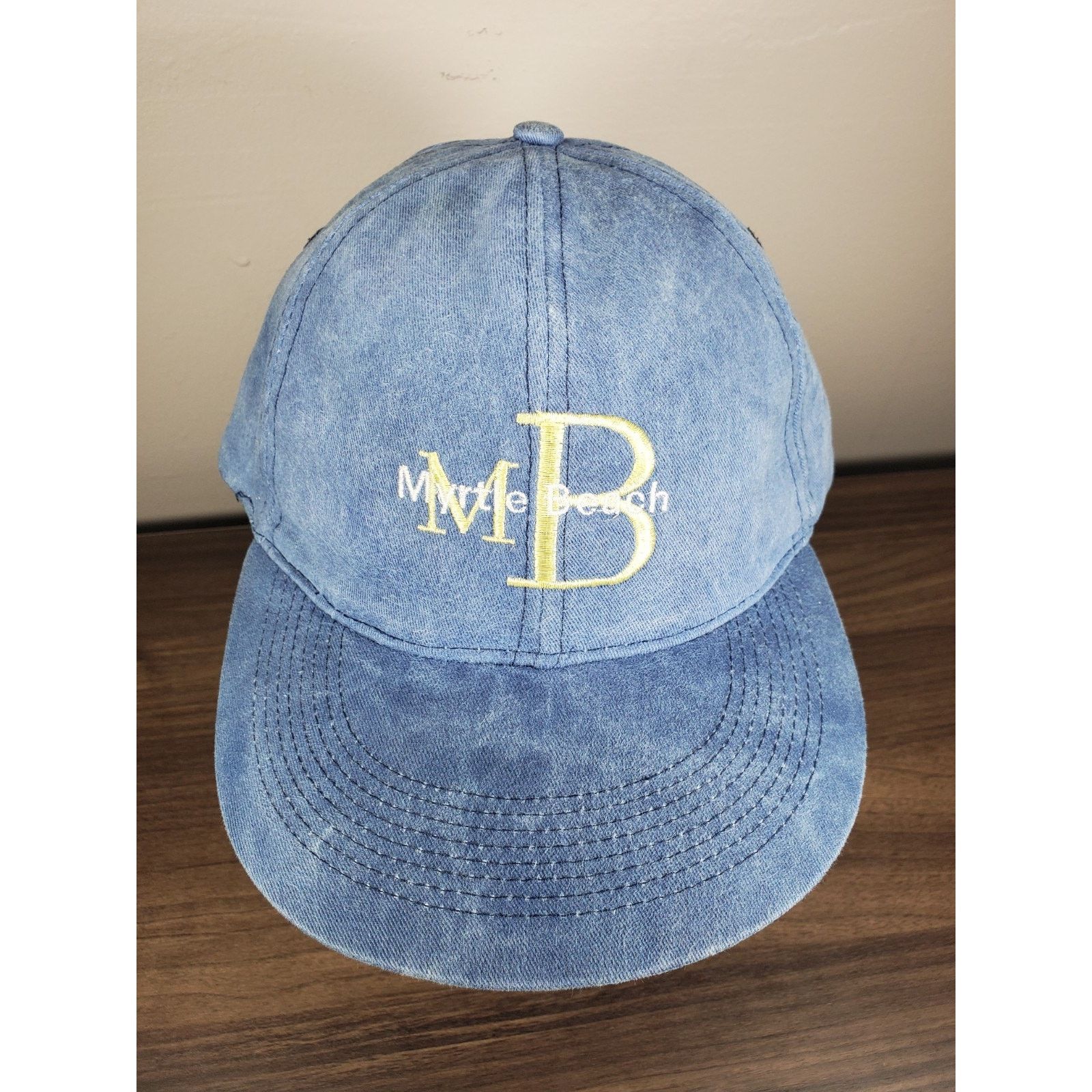 Vintage Myrtle Beach South Carolina Hat Snapback Cap Blue Ocean SC Size ONE SIZE - 3 Thumbnail