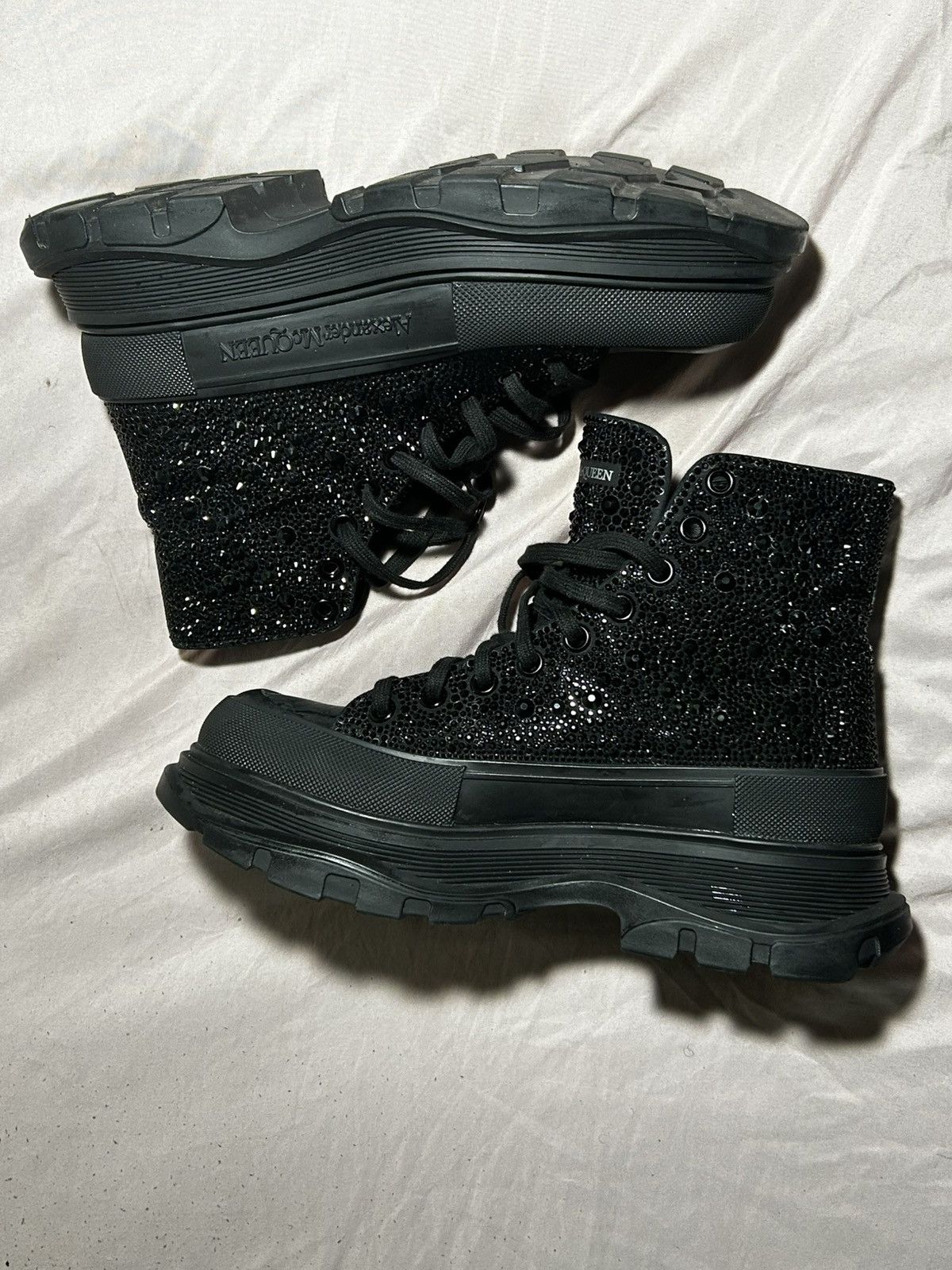 Alexander McQueen Alexander McQueen Boots Glitter Accent Size US 10 / IT 40 - 1 Thumbnail