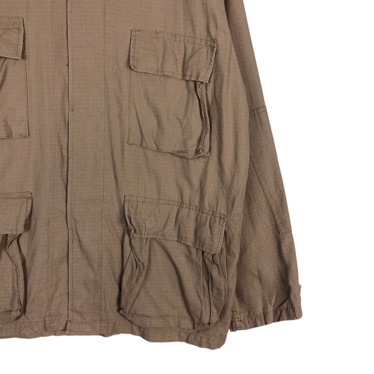 Japanese Brand 🔥Vintage HBT Inspector Cargo Jacket Multi Pocket Army Size US M / EU 48-50 / 2 - 5 Thumbnail