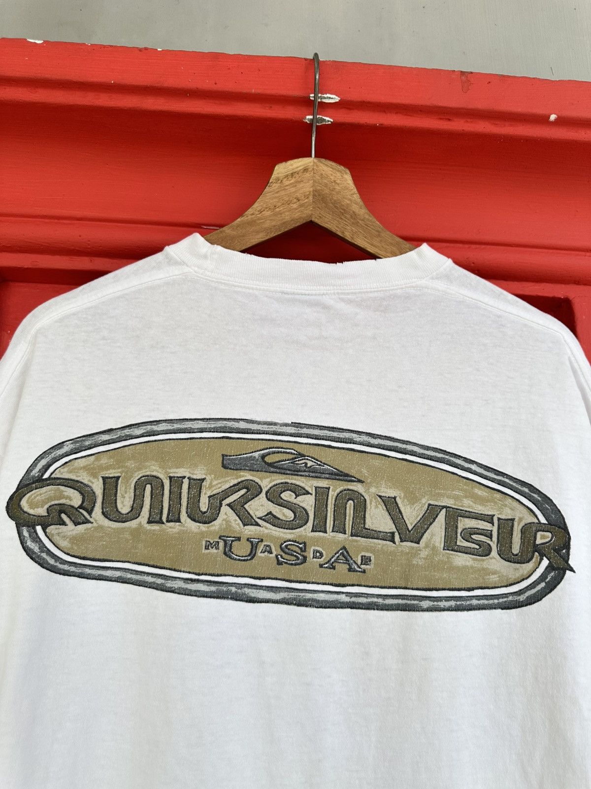 Quiksilver Vintage 90s Quiksilver U.S.A Ls Tee Size US L / EU 52-54 / 3 - 3 Thumbnail
