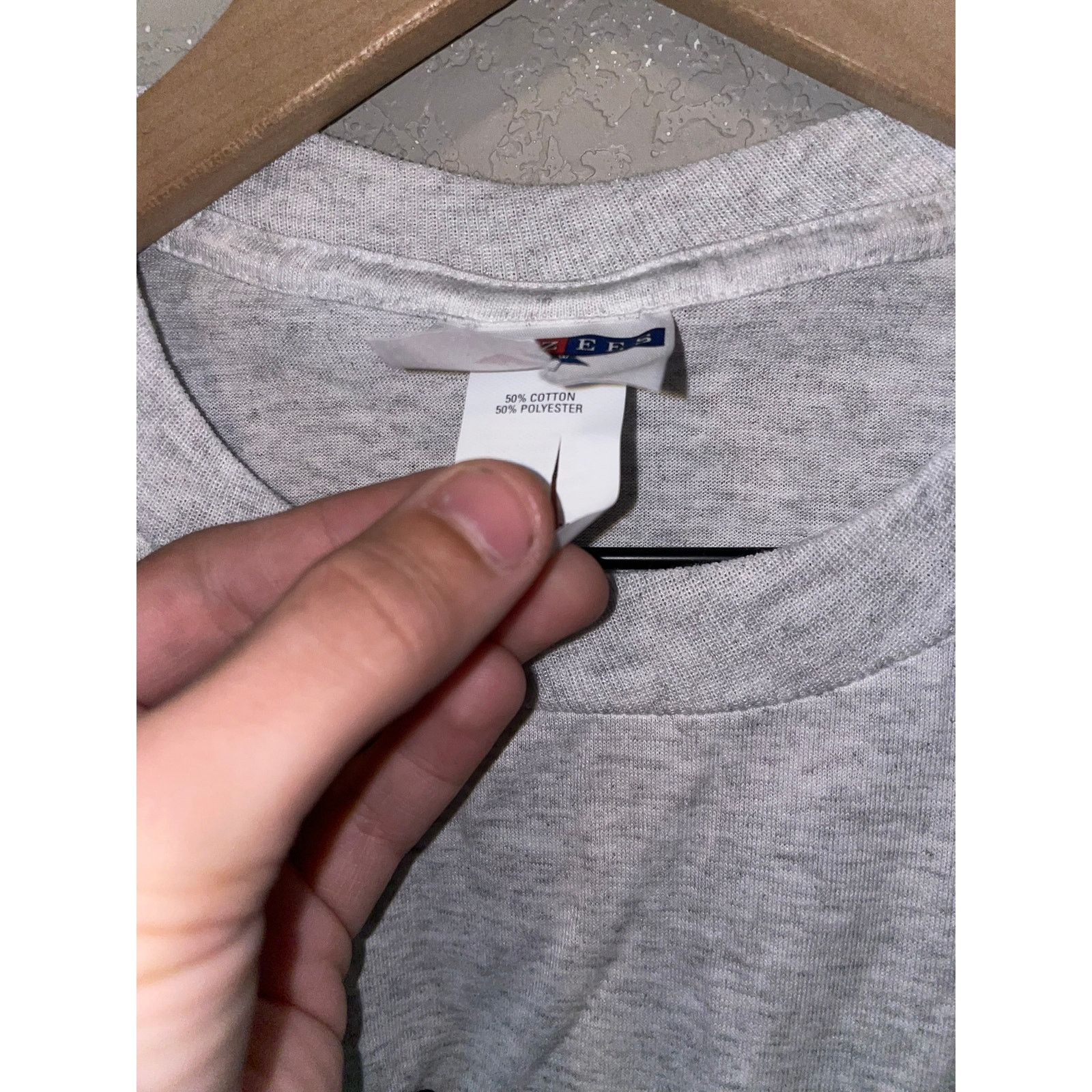 Jerzees Vintage Pi Math Shirt Jerzees Pi PII p3 Gray Tee VTG 90s XL Size US XL / EU 56 / 4 - 5 Thumbnail
