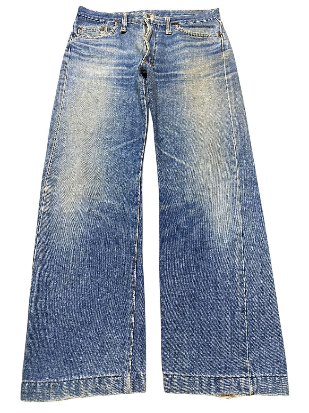 Vintage Japanese Brand Mud Wash Style Classic Jeans