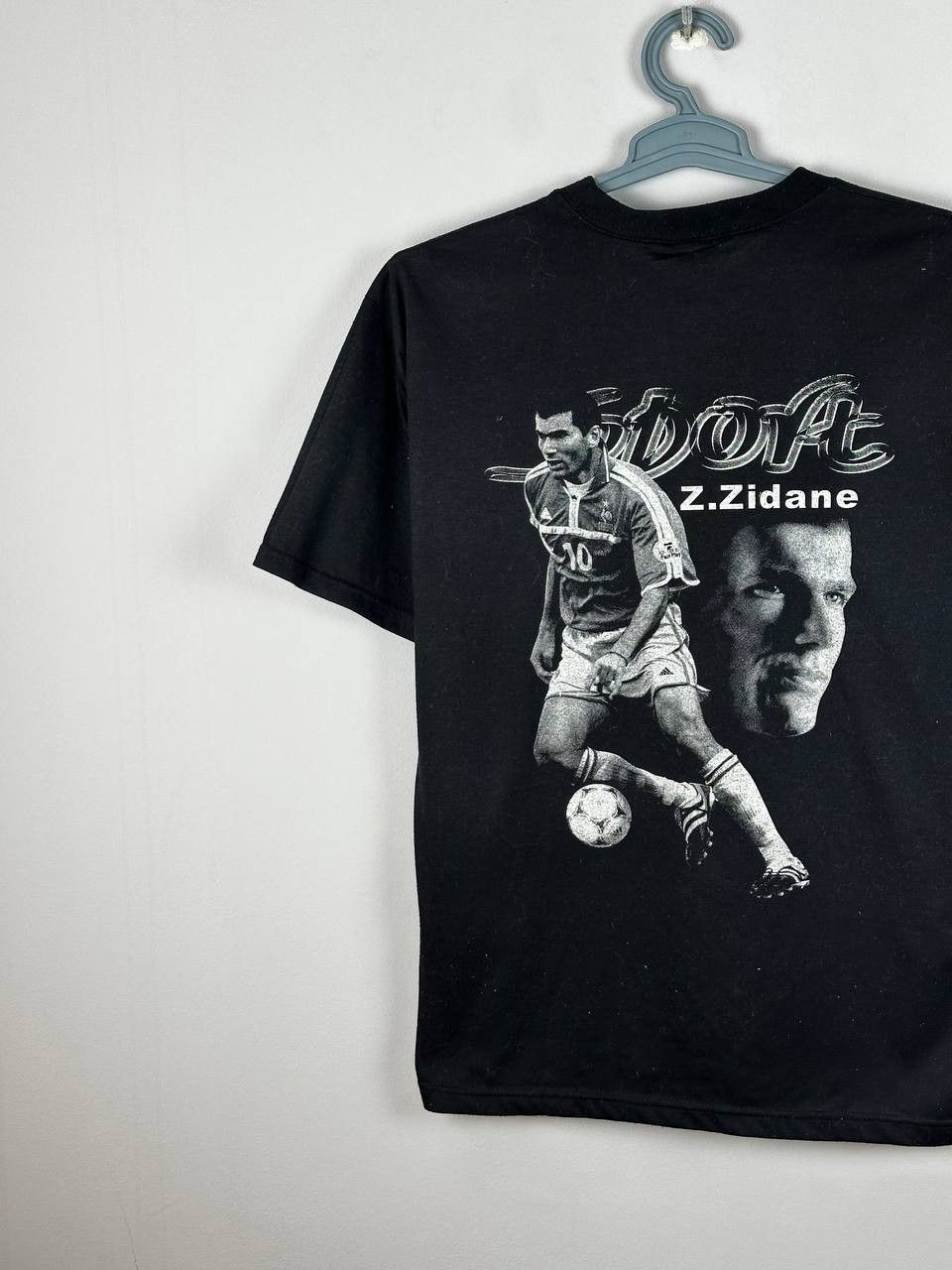 Vintage Vintage Zidane Retro Memorial Black 90s T Shirt Size US M / EU 48-50 / 2 - 7 Thumbnail