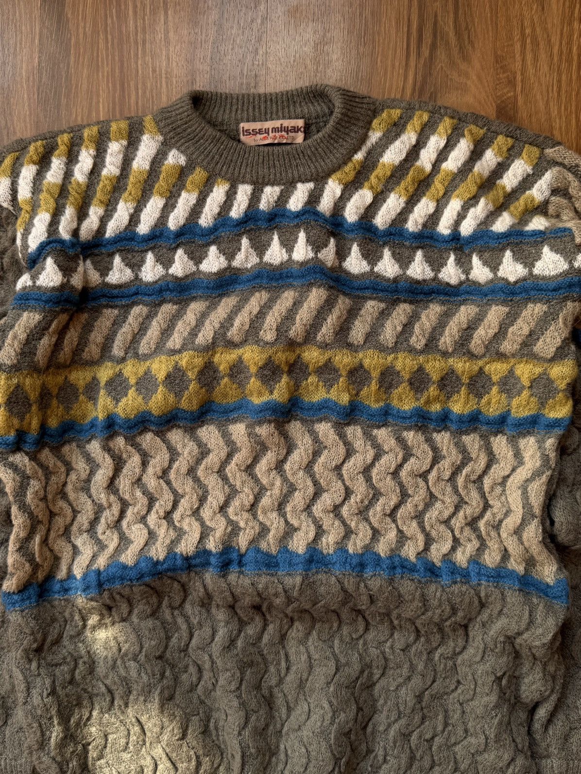 Issey Miyake RARE 80’s ISSEY MIYAKE KNIT Size US L / EU 52-54 / 3 - 4 Thumbnail