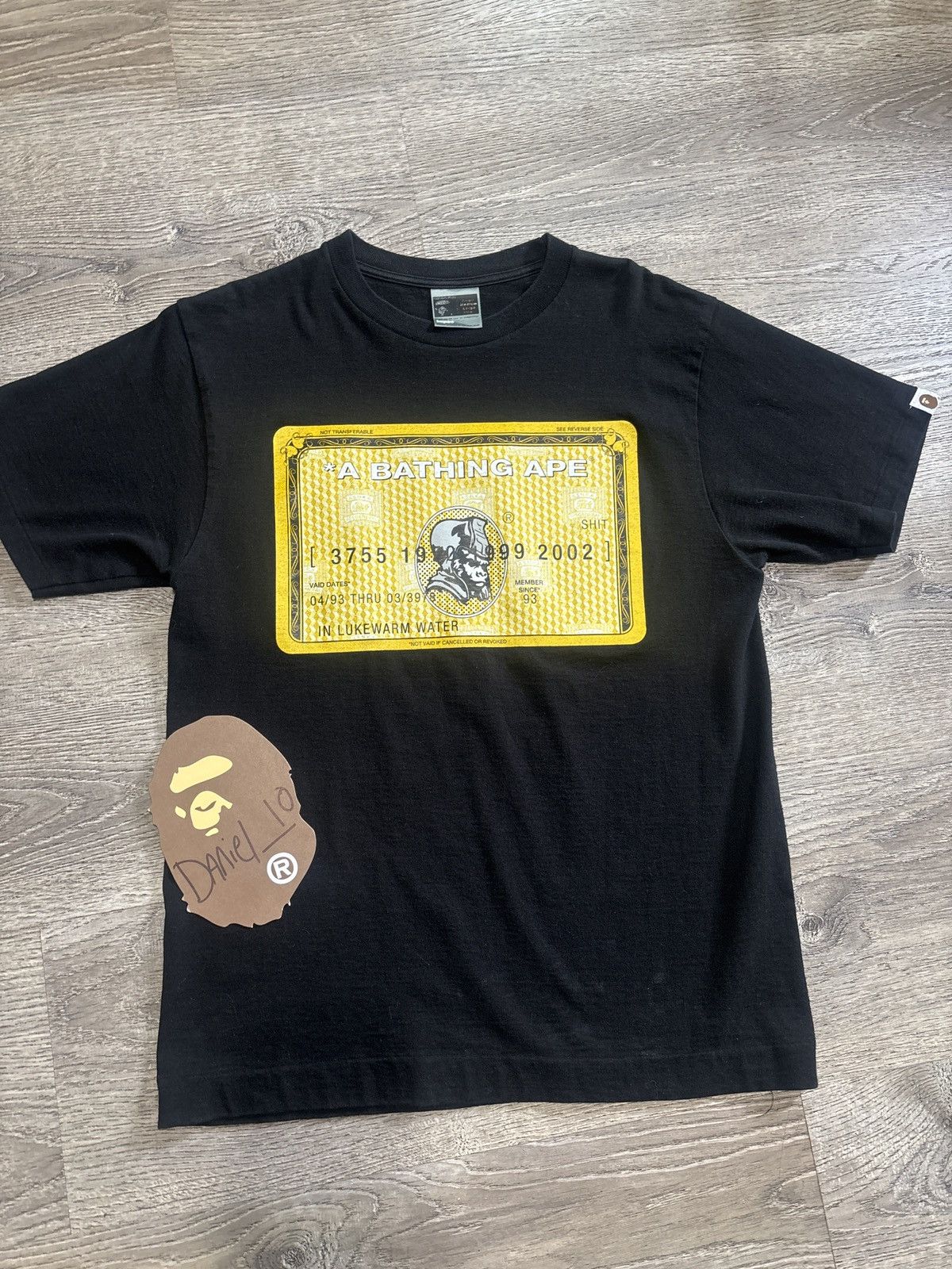 Bape A BATHING APE CARD TEE NIGO ERA GOLD EDITION 00s Size US M / EU 48-50 / 2 - 1 Thumbnail