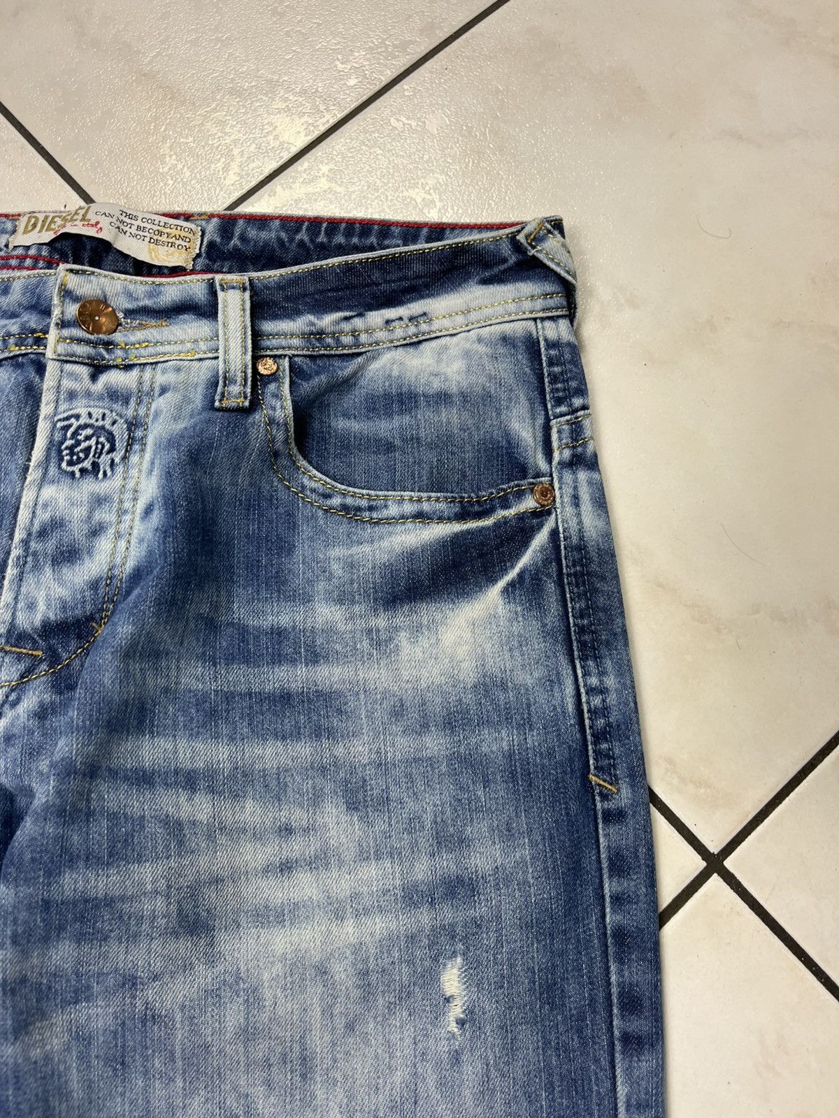 Diesel × Vintage Vintage Diesel safado distressed denim y2k washed jeans pant Size US 34 / EU 50 - 6 Thumbnail