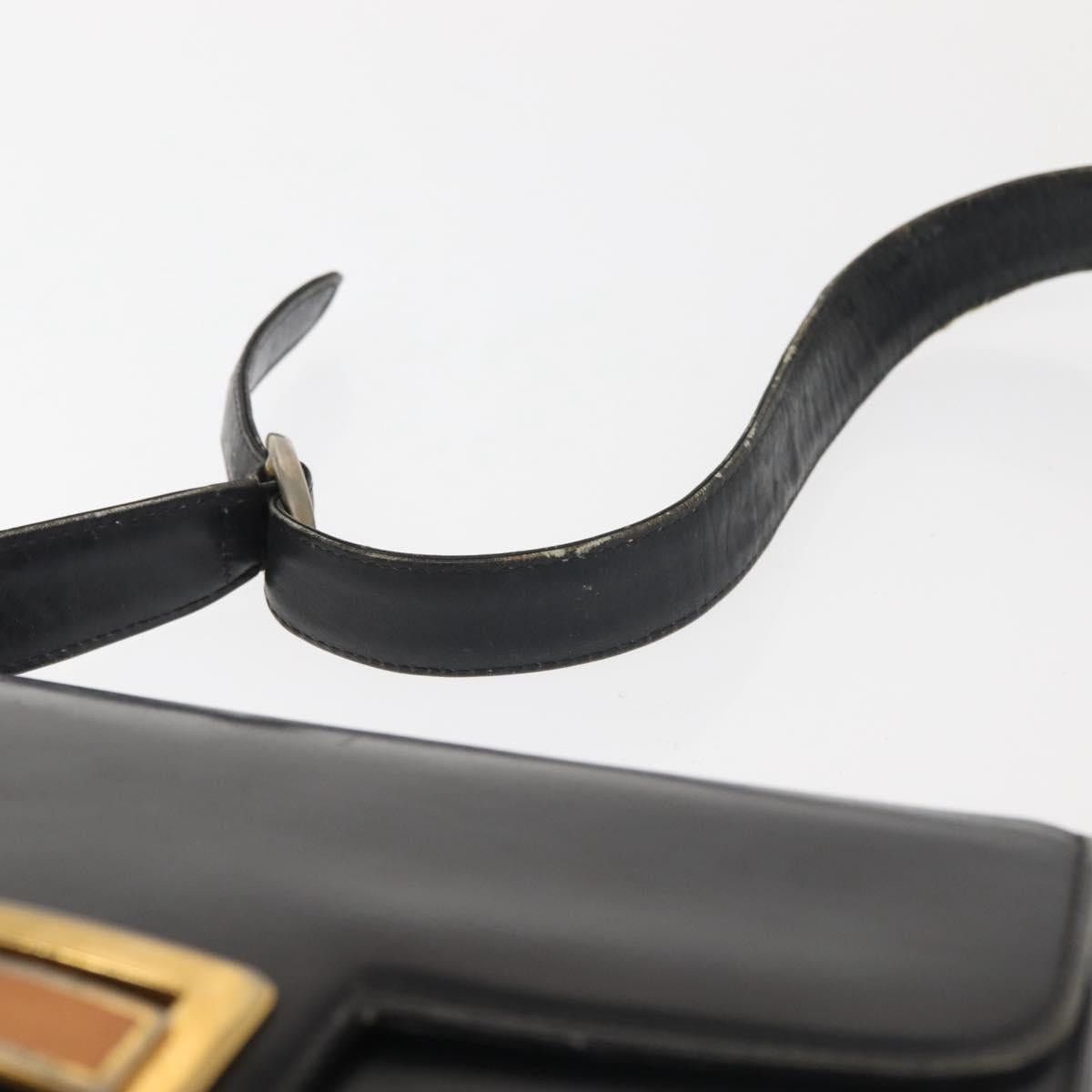 Gucci GUCCI Shoulder Bag Leather Navy Gold Size ONE SIZE - 8 Thumbnail