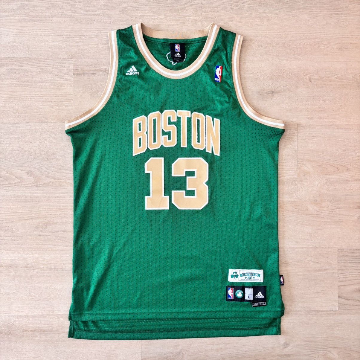 Adidas Delonte West Boston Celtics St Patricks Jersey adidas NBA Size US L / EU 52-54 / 3 - 1 Thumbnail