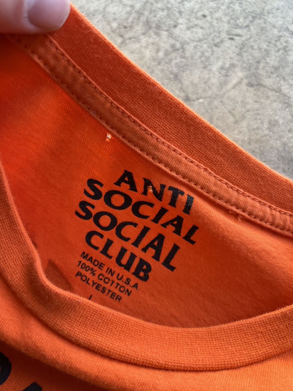 Anti Social Social Club × Undefeated ASS x Undefeated Paranoid T Shirt Size US S / EU 44-46 / 1 - 6 Thumbnail