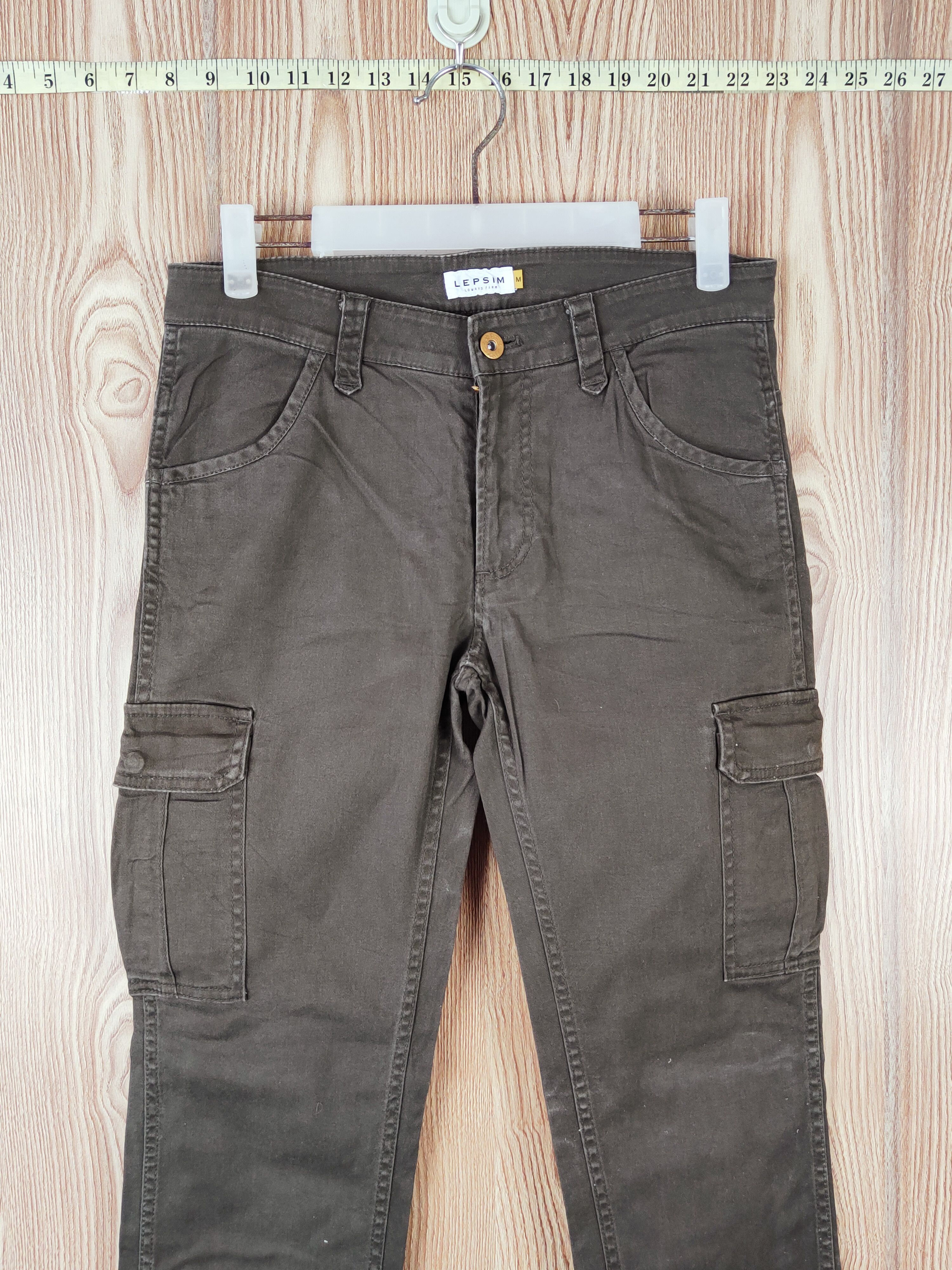 Japanese Brand Lowrys Farm Dark Brown Multipocket Cargo Pants #W455 Size US 30 / EU 46 - 2 Thumbnail