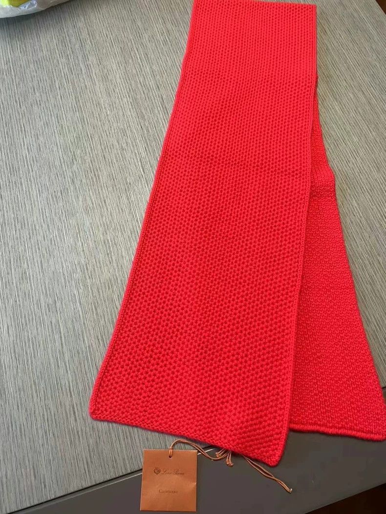 Loro Piana LORO PIANA Red cashmere scarf Size ONE SIZE - 1 Thumbnail