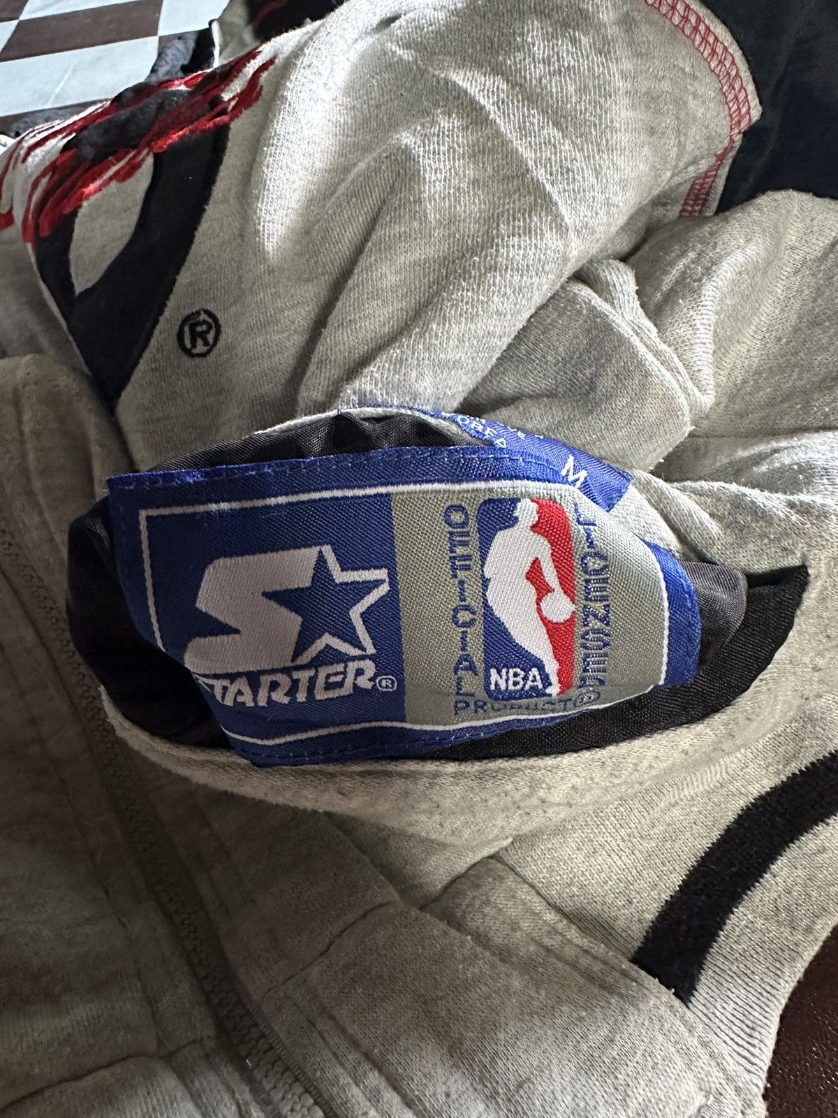 NBA × Starter Vintage NBA Chicago bulls starter reversible jacket hoodie Size US M / EU 48-50 / 2 - 11 Thumbnail