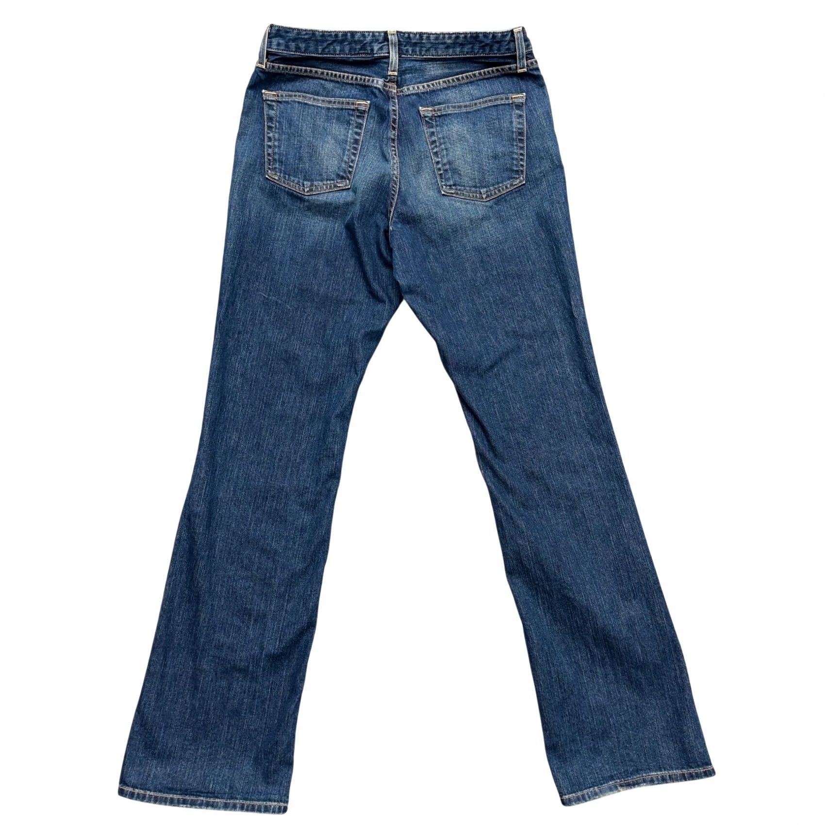 Gap VINTAGE Gap Jeans 12 LONG Blue Y2K Boot Cut Mid Rise Stretch Denim Size 34" / US 12 / IT 48 - 2 Thumbnail