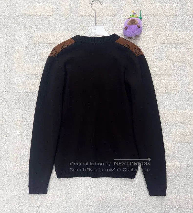 Gucci Gucci Brown colour-blocked ring full of logo knitted sweat Size US S / EU 44-46 / 1 - 2 Thumbnail