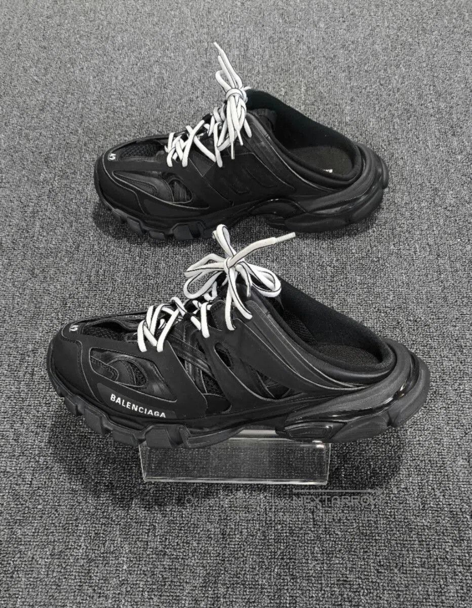 Balenciaga Balenciaga Track Mules Black Size 42. Size US 9 / EU 42 - 2 Thumbnail