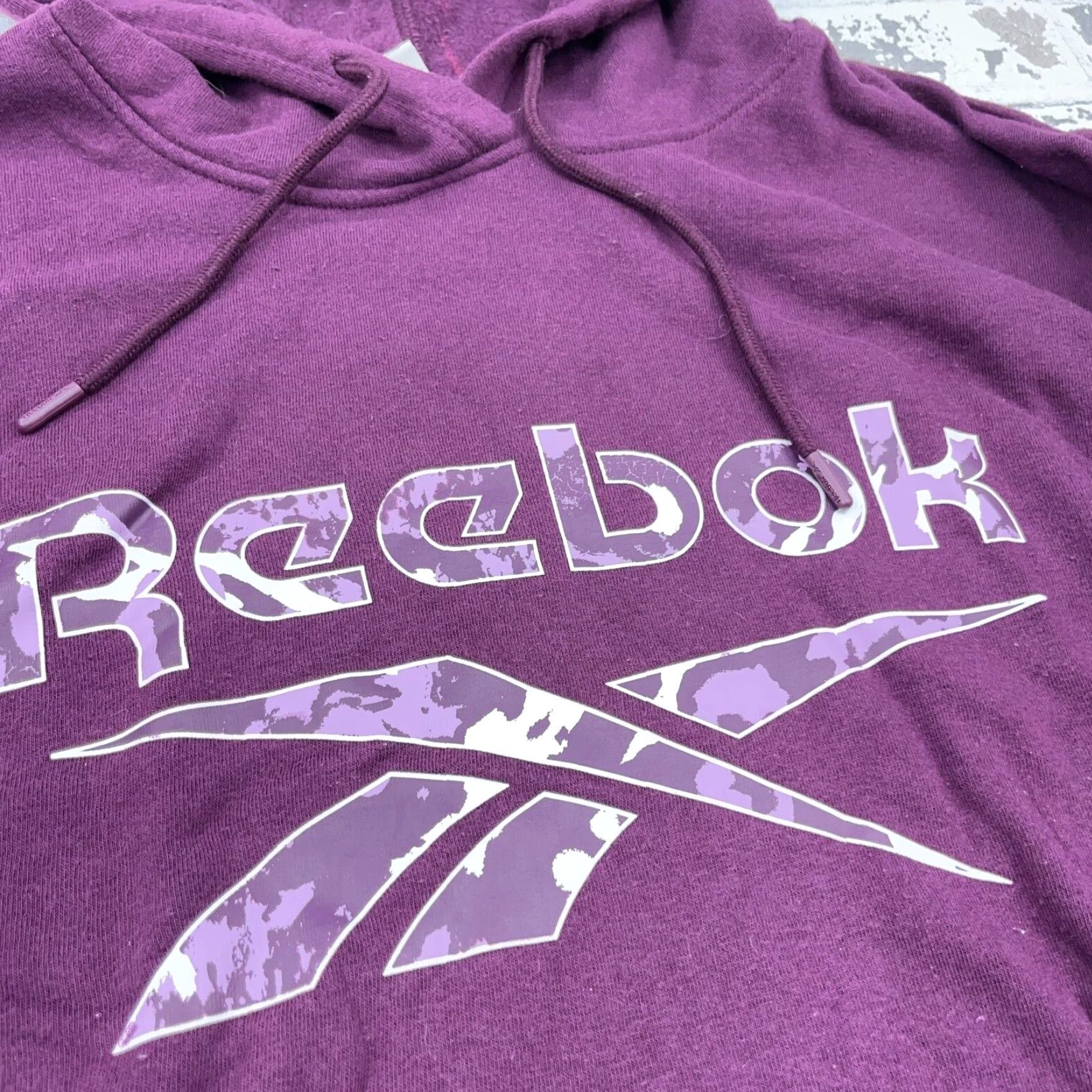 Reebok Reebok Hoodie Women Large Purple Sweatshirt Crop Top Active Gym Run Size L / US 10 / IT 46 - 4 Thumbnail