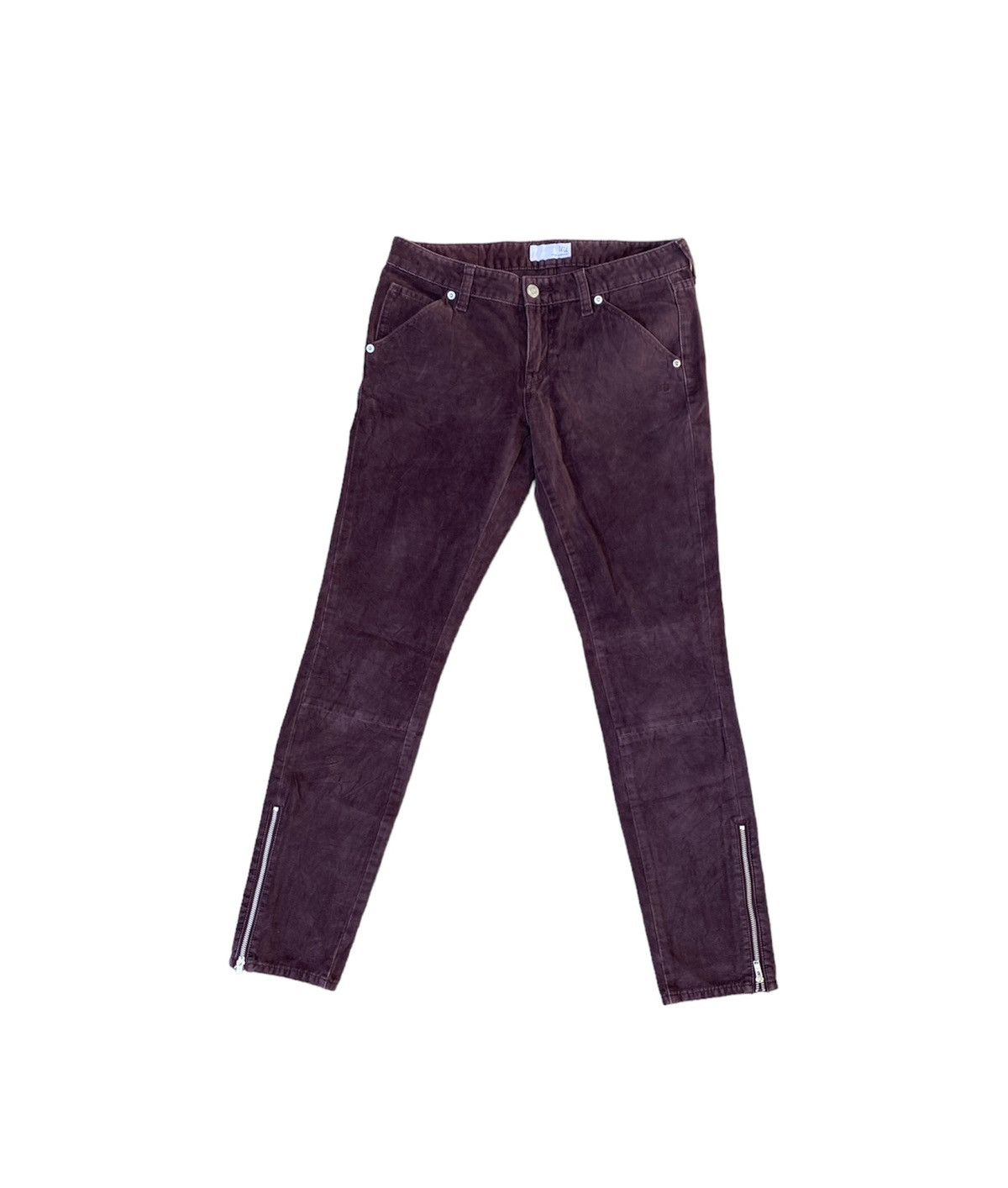 image of Undercover X Uniqlo Jeans in Maroon, Women's (Size 29)