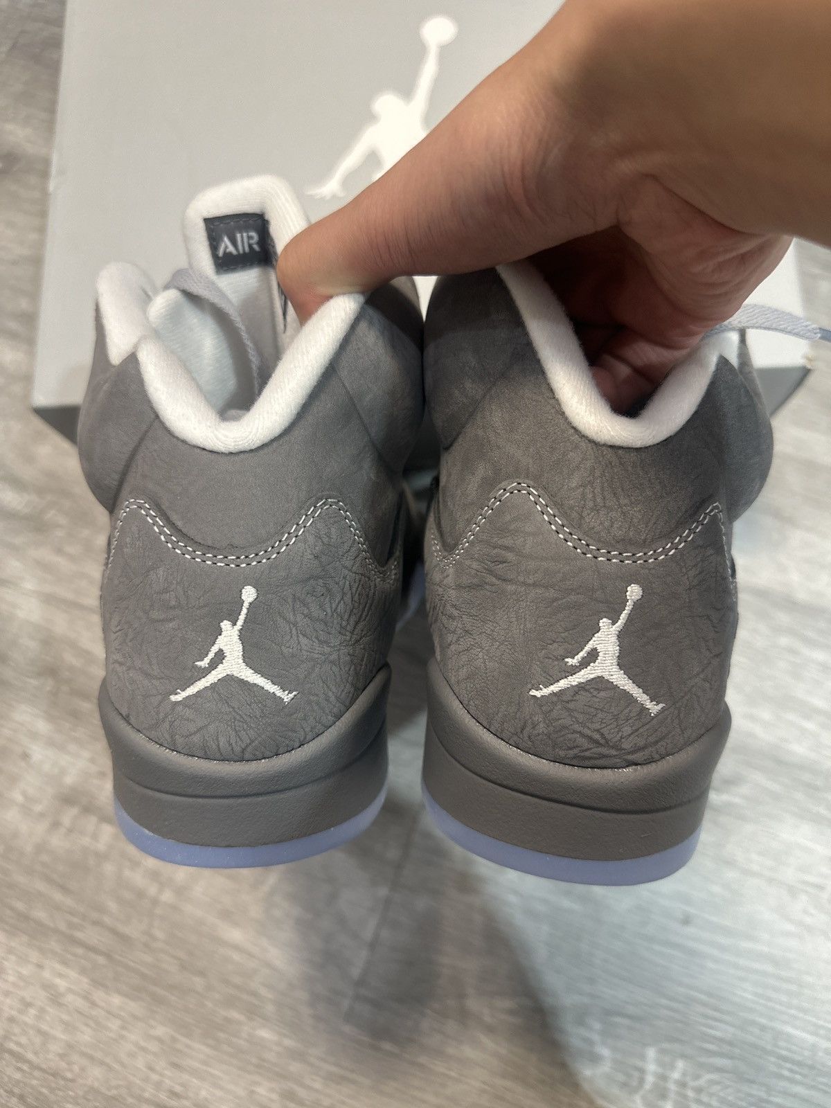 Jordan Brand Jordan Retro 5 Wolf Grey Size US 9.5 / EU 42-43 - 3 Thumbnail