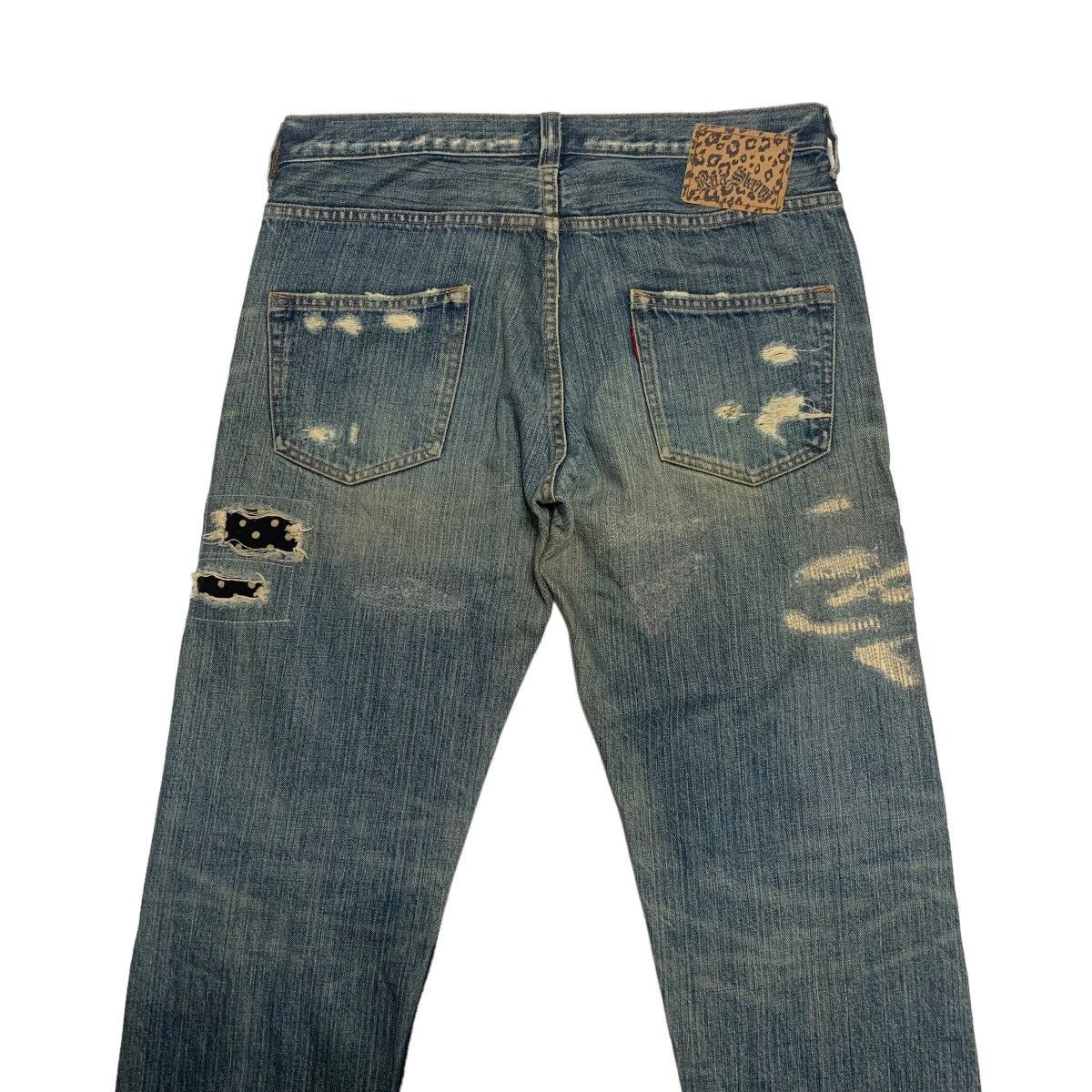 Japanese Brand RNA Distressed Style Jeans Size US 34 / EU 50 - 8 Thumbnail
