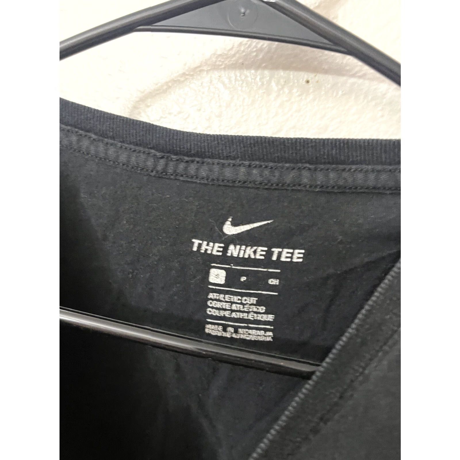 Nike Nike Tee Adult S Black Short Sleeve Crewneck T-Shirt Logo Dri-Fit Nike Men Mens Shirt Small Black Logo Modern Short Sleeve Tee Size US S / EU 44-46 / 1 - 3 Thumbnail