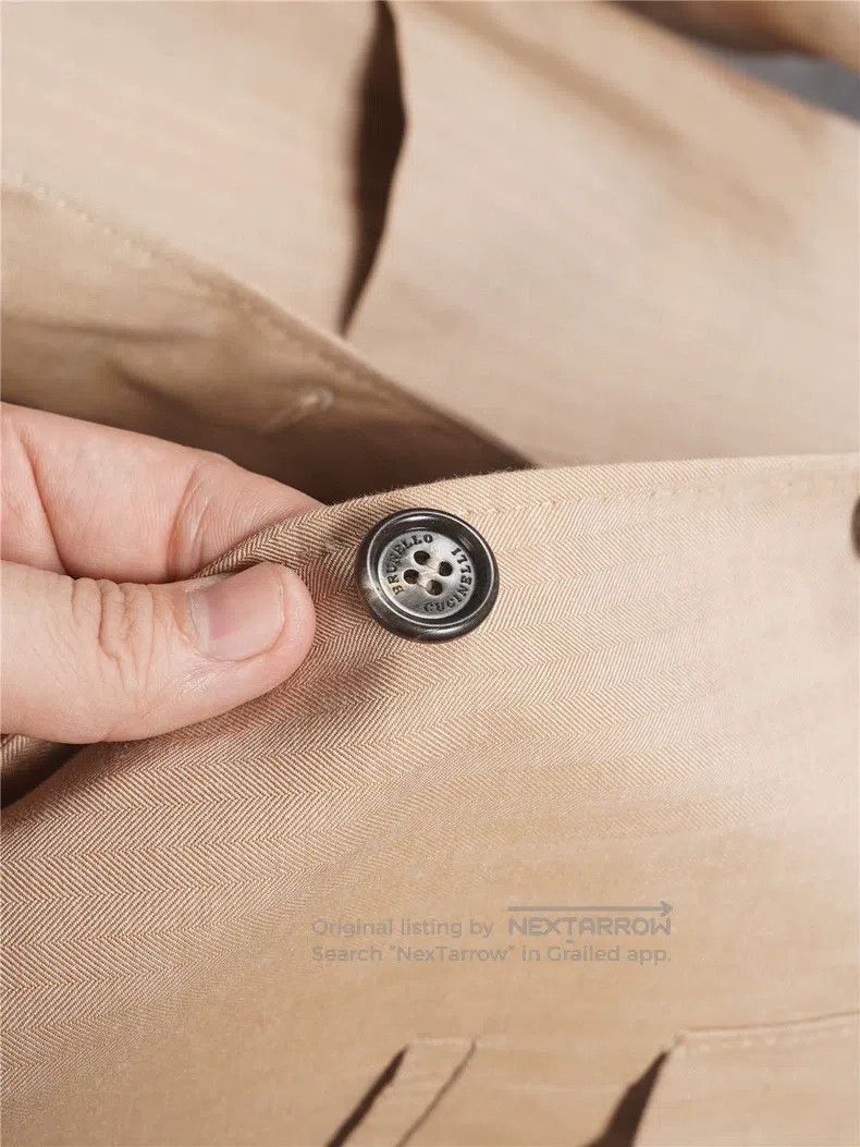 Brunello Cucinelli Brunello Cucinelli Silk island cotton coat Size 48L - 6 Thumbnail
