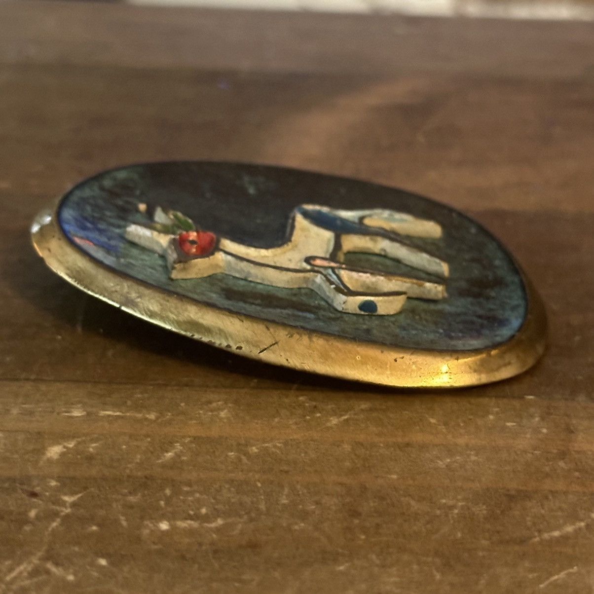 Vintage Vintage brass Doe deer brooch Size ONE SIZE - 4 Thumbnail