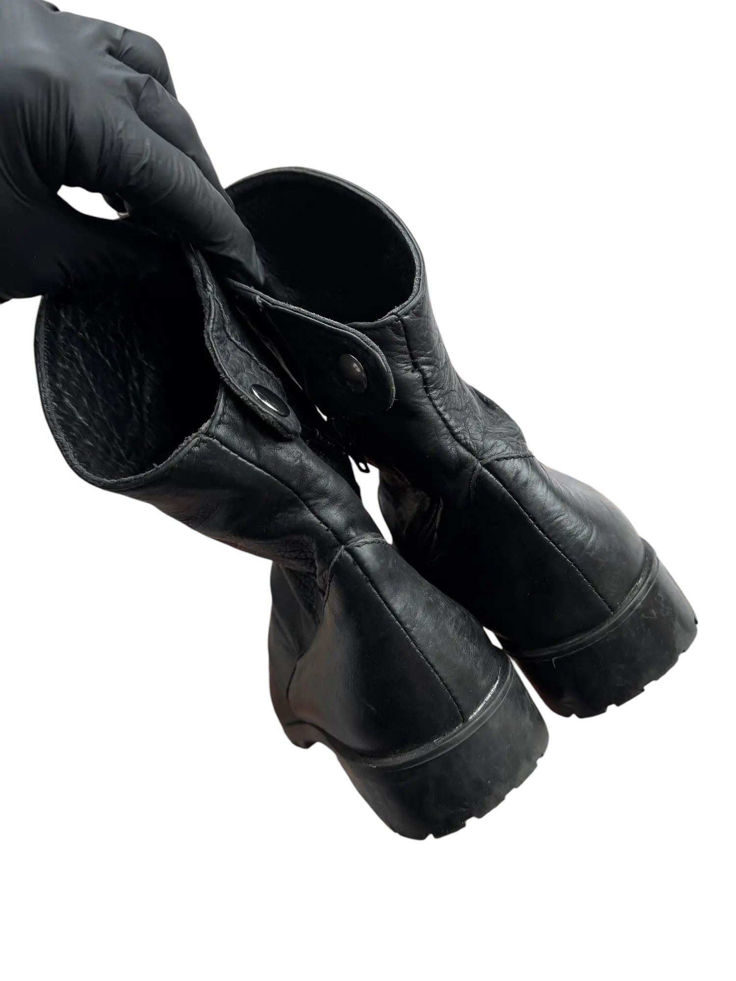 Other Y2K Leather Boots(V333) Size US 9 / IT 39 - 4 Thumbnail